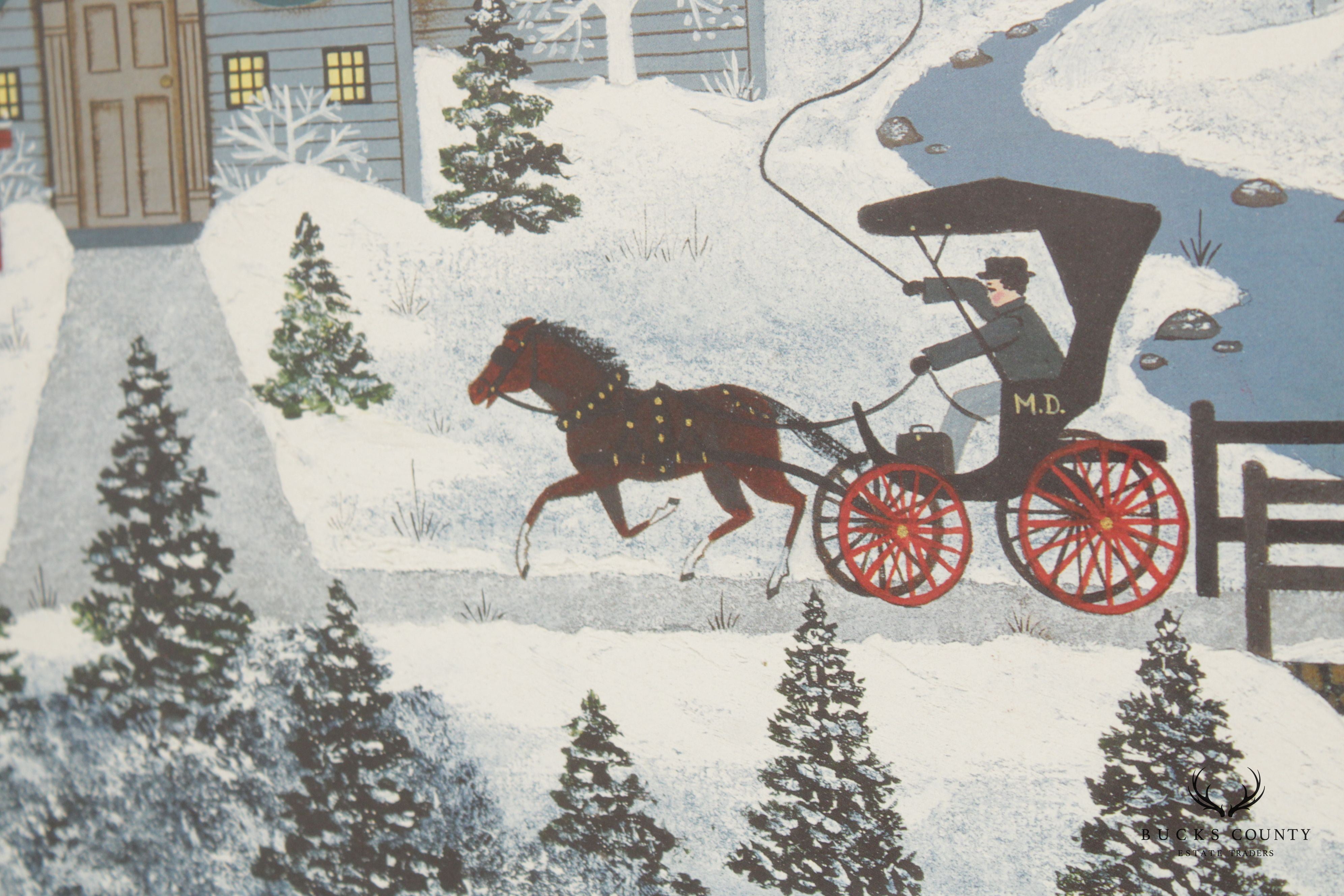 Jane Wooster Scott 'Doc's Race with the Stork' Limited Edition Art Print