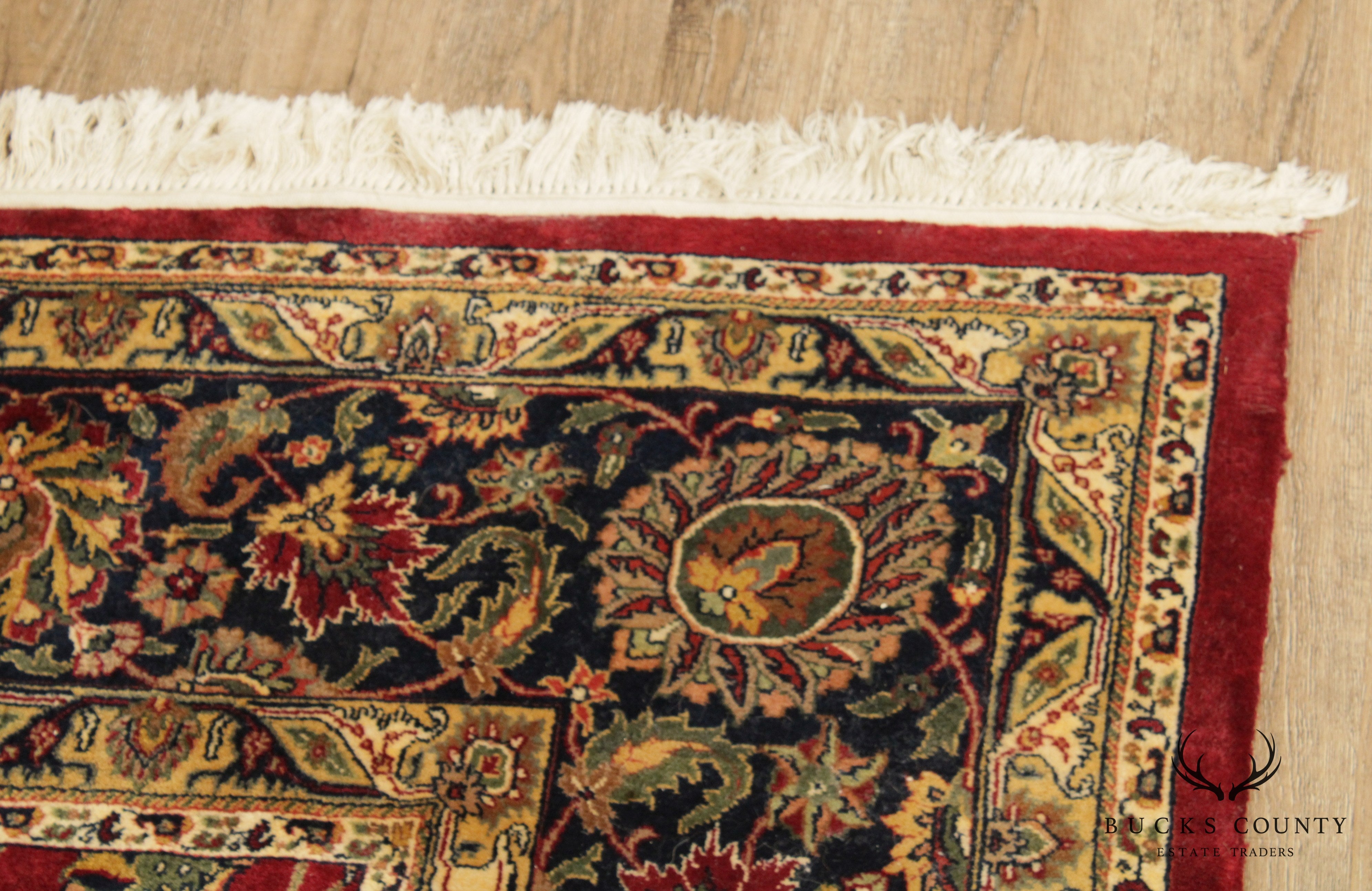 High Quality Indo Sarouk 10'2 inch x 7'10 inch Wool Rug