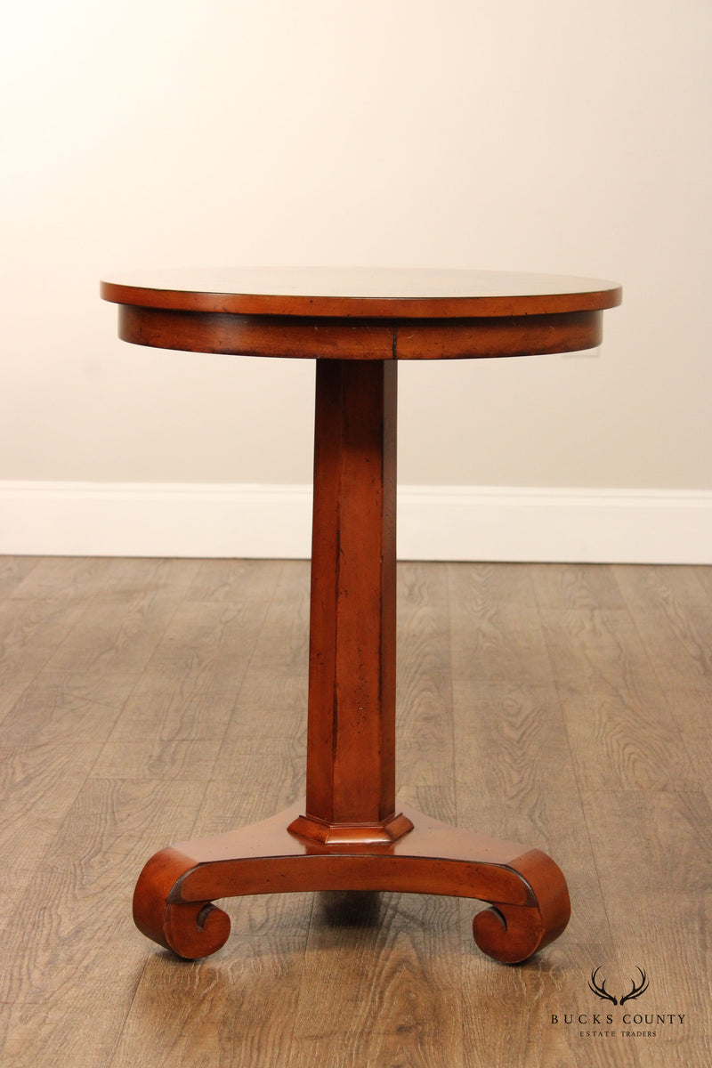 Nichols & Stone Departures Collection Pedestal Side Table