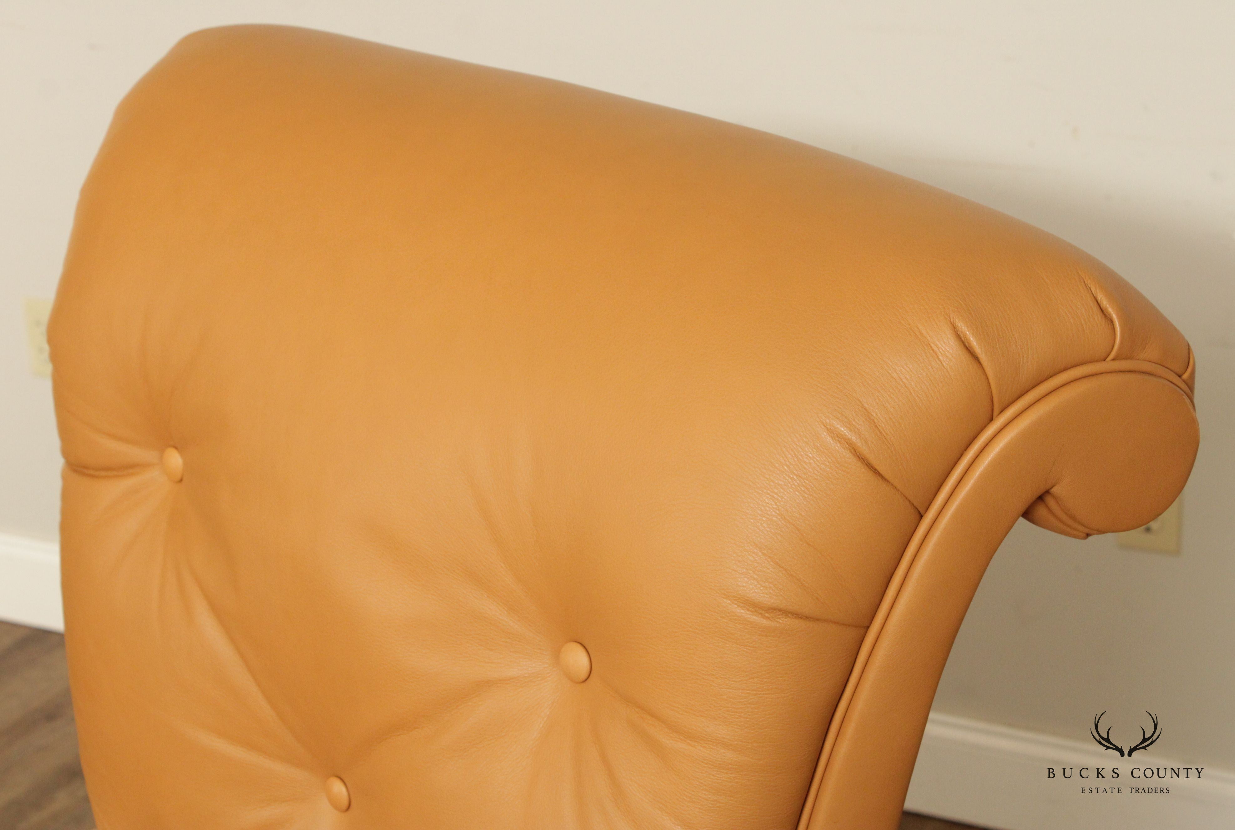 Leathercraft Tufted Leather Executive Office Armchair (C)