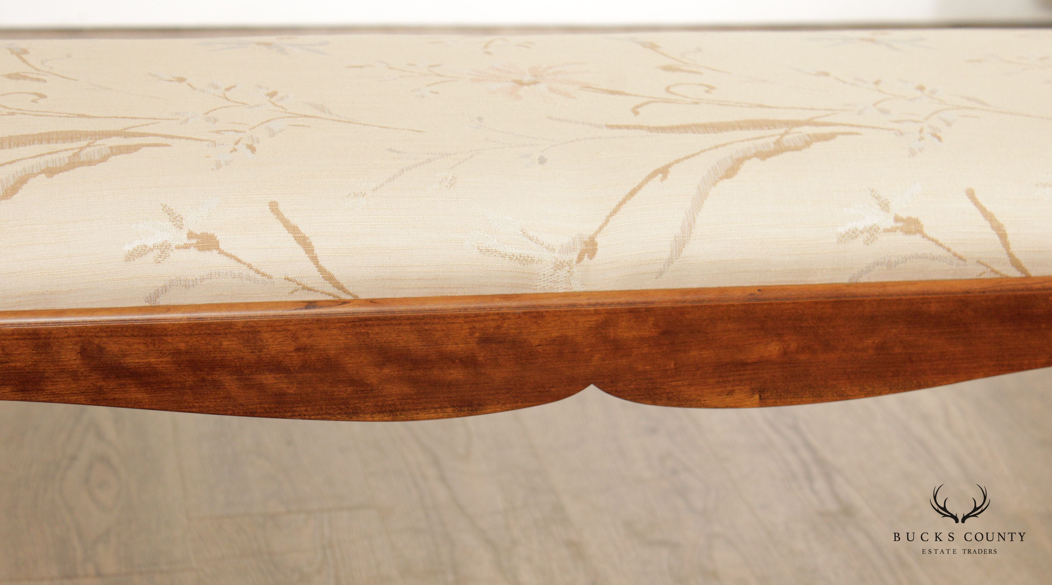 Stickley Queen Anne Style Cherry Window Bench