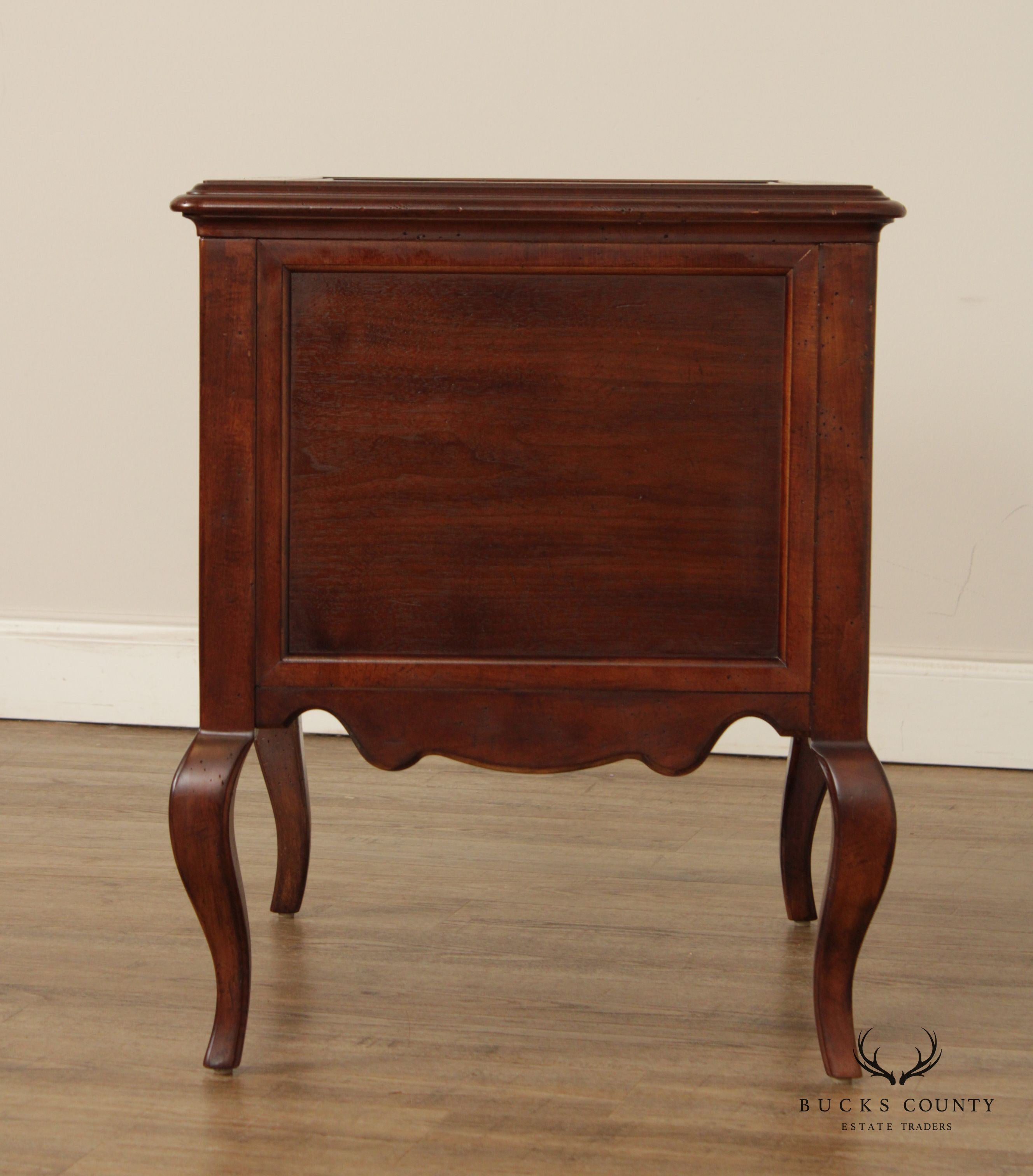 CTH Sherrill Occasional French Style Three Drawer Side Table