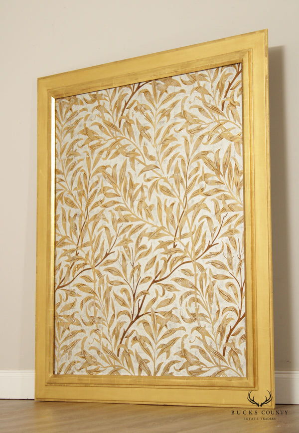 Vintage Gold Willow Foliage Large Decorative Wall Art