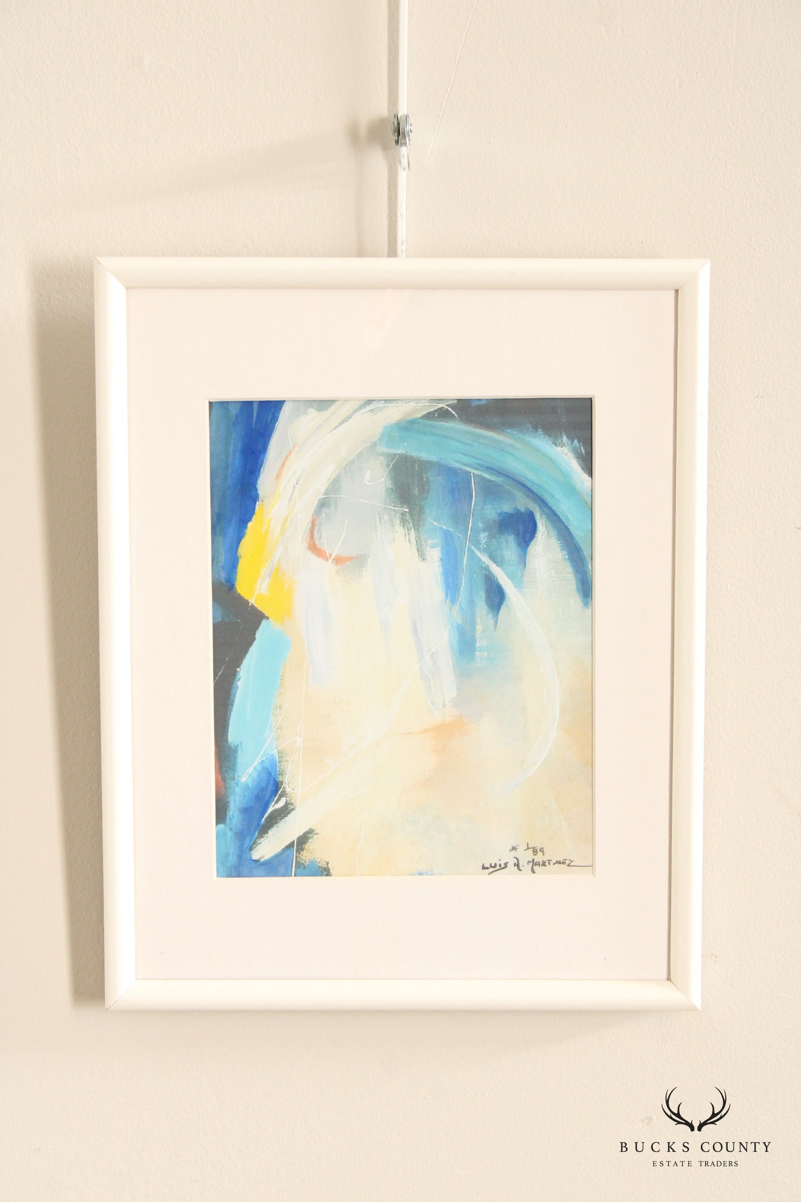 Luis Martinez Contemporary Abstract Framed Print