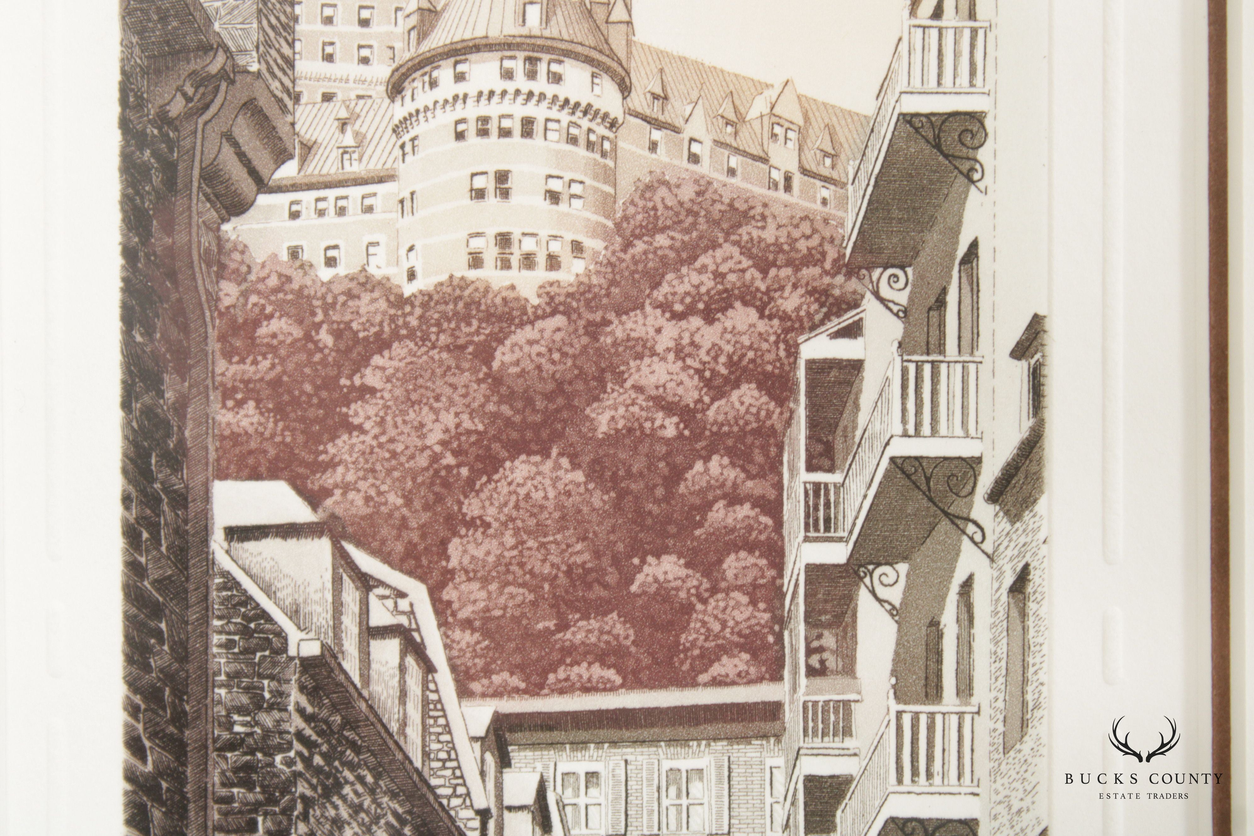 Jean Cencig 'Rue Du Cul-De-Sac' Framed Artist Proof Print