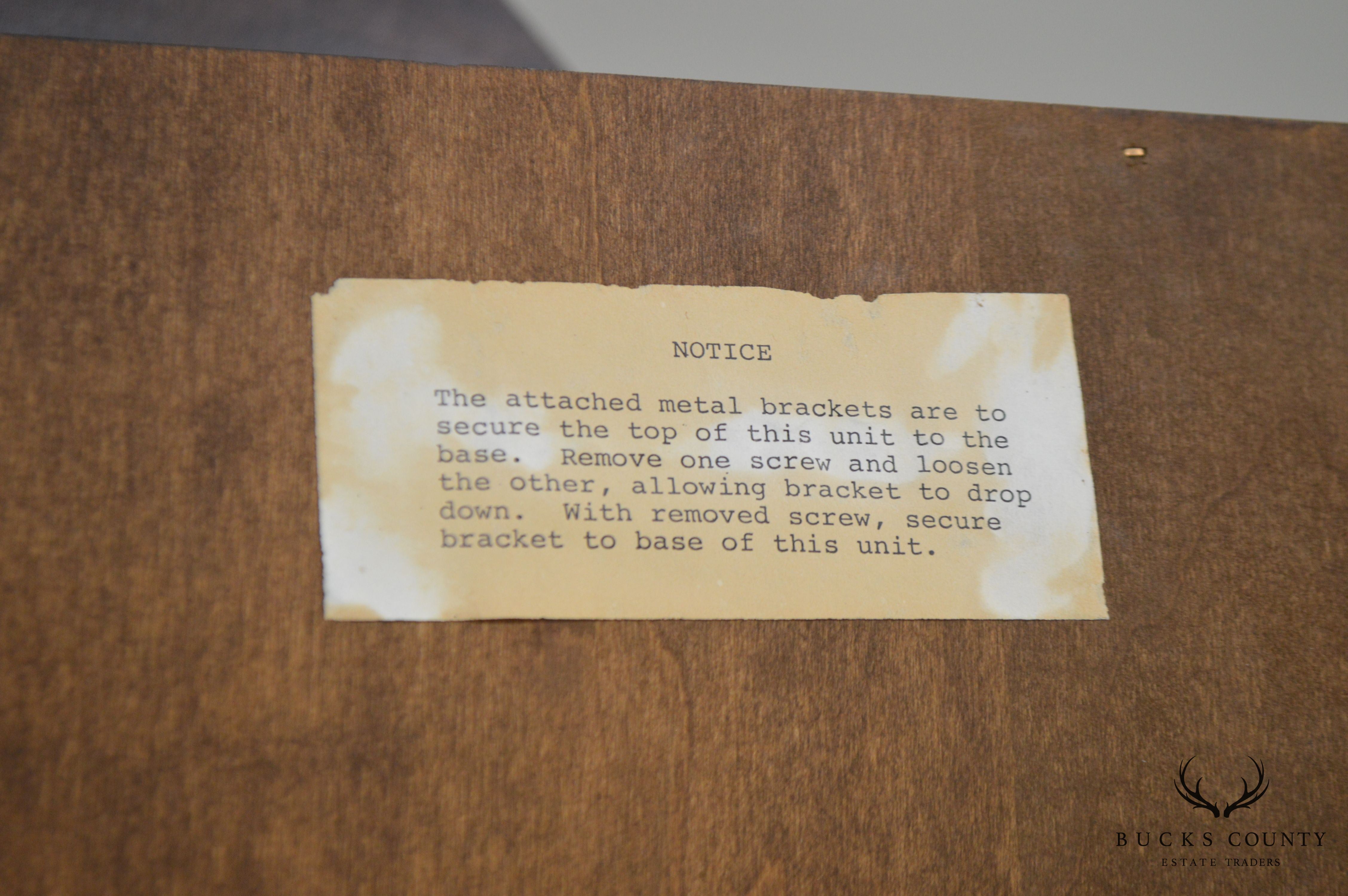 Henkel Harris Chippendale Style Carved Walnut Blind Door Secretary Desk