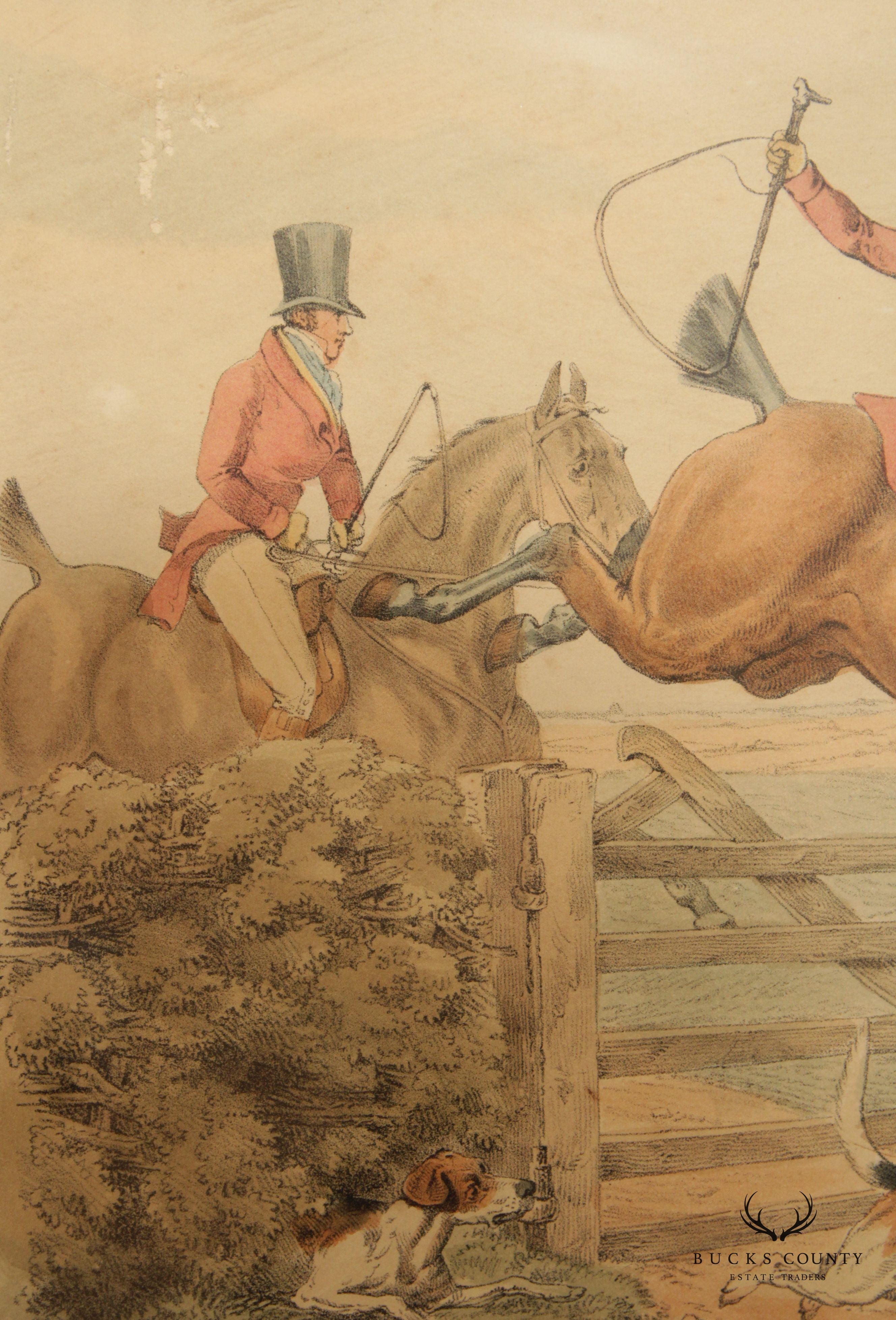 Antique English Aquatint 'The Right Sort', after Henry Thomas Alken