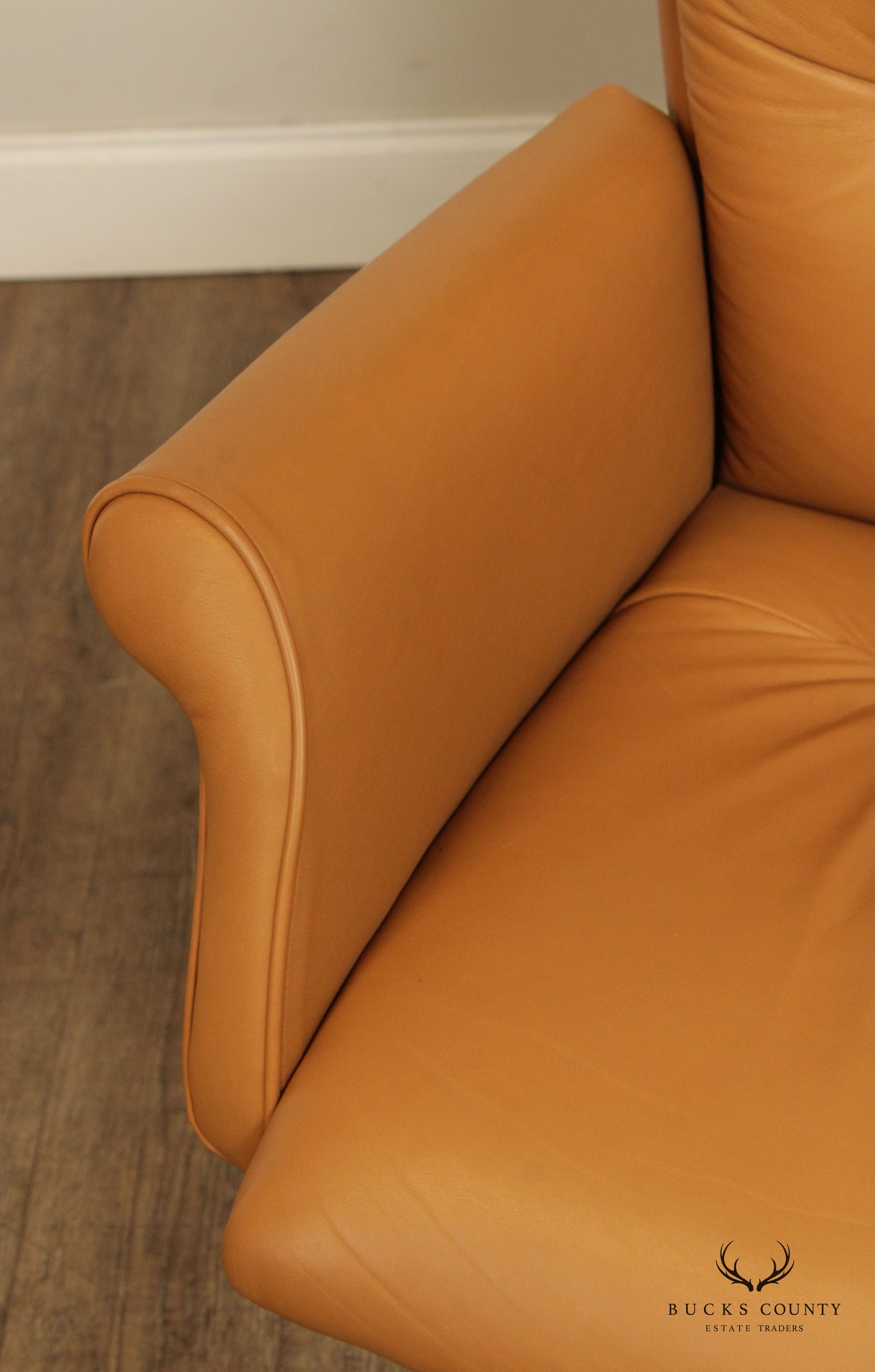 Leathercraft Tufted Leather Executive Office Armchair (H)