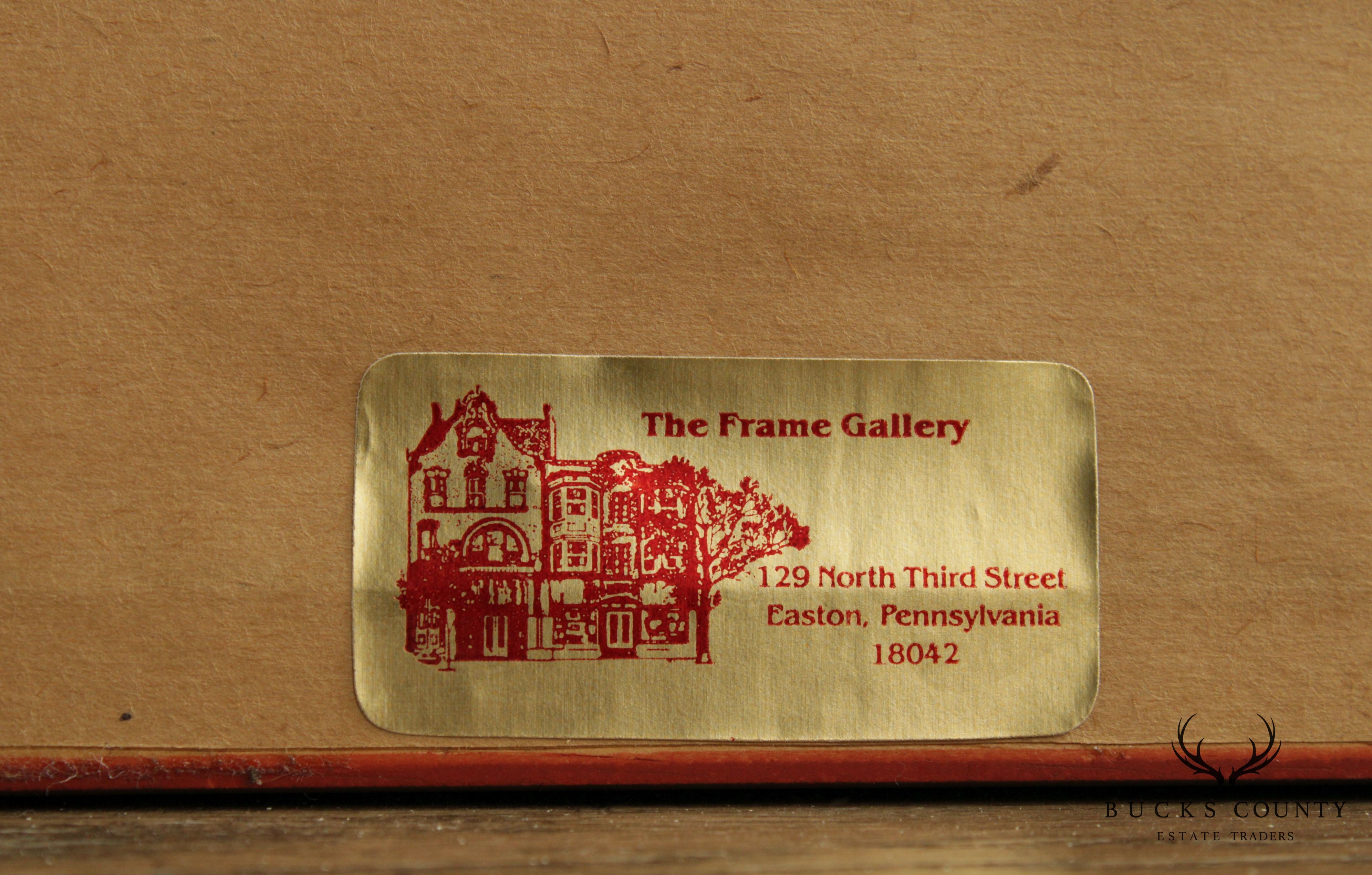 Jovan Obican Framed Lithograph Art Print