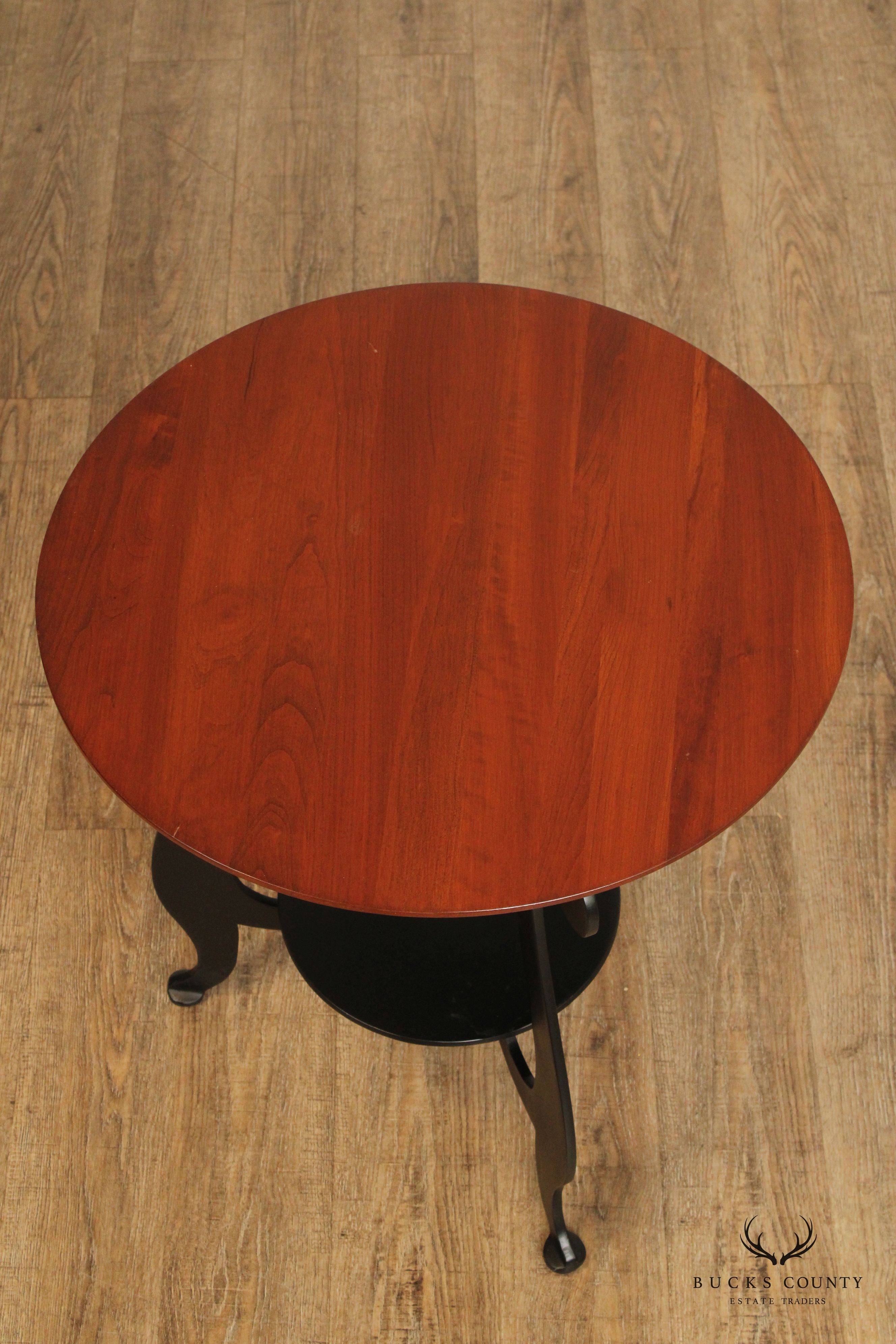 Ethan Allen Transitional Style Cherry Top End Table