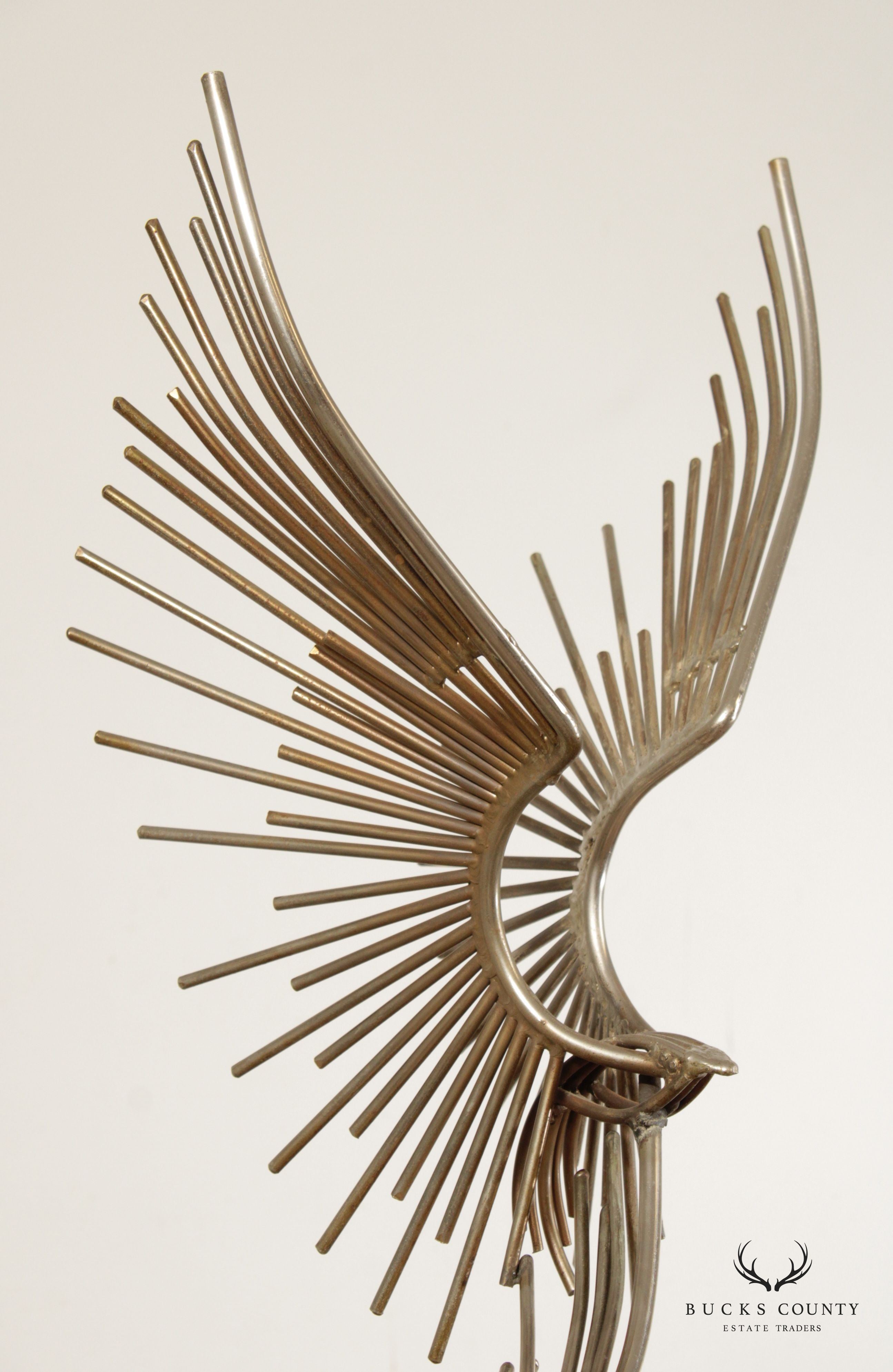 Curtis Jere Modern 'Birds in Flight' Metal Sculpture