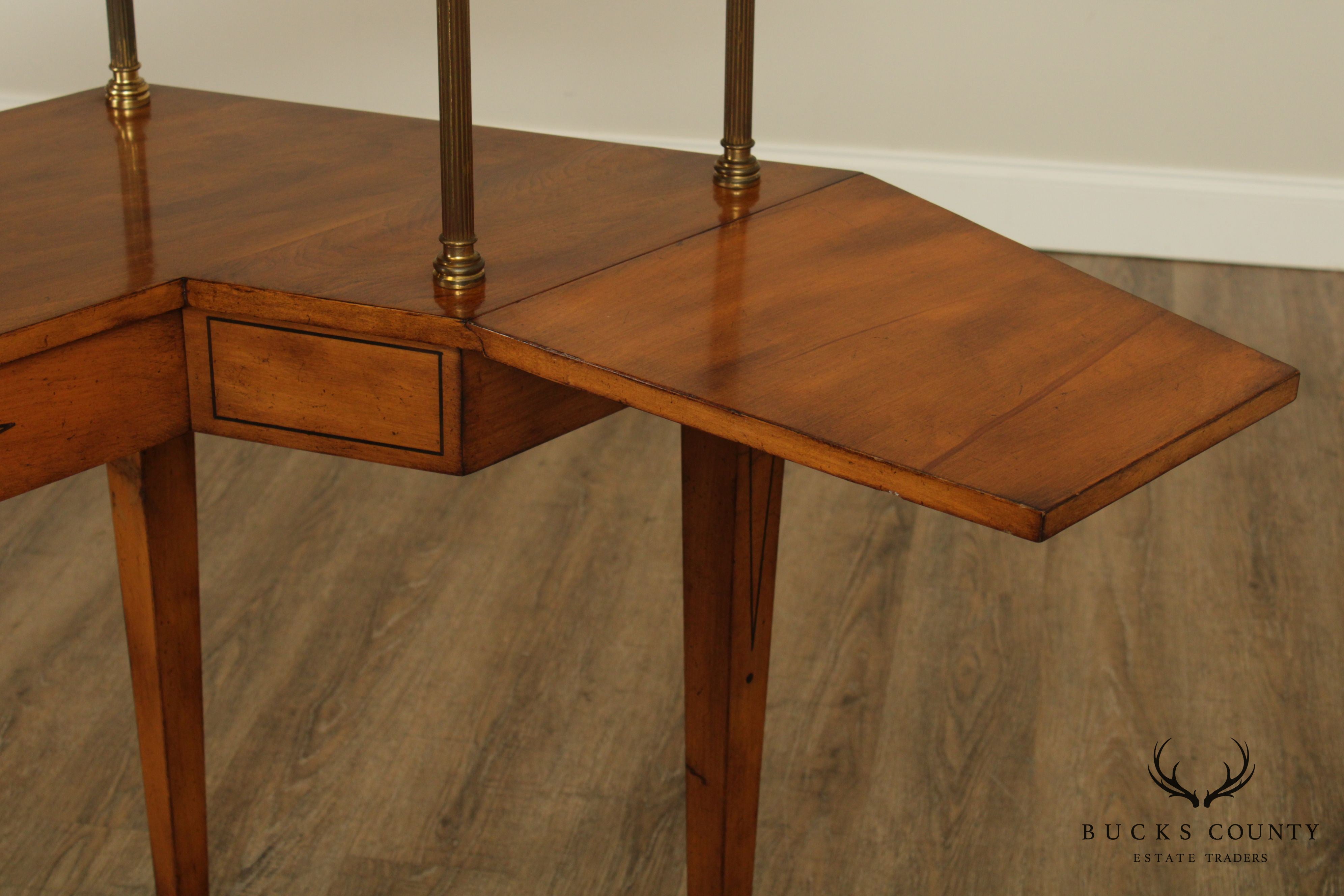Mid Century Neo-Classical Style 2 Tier Custom Quality Server