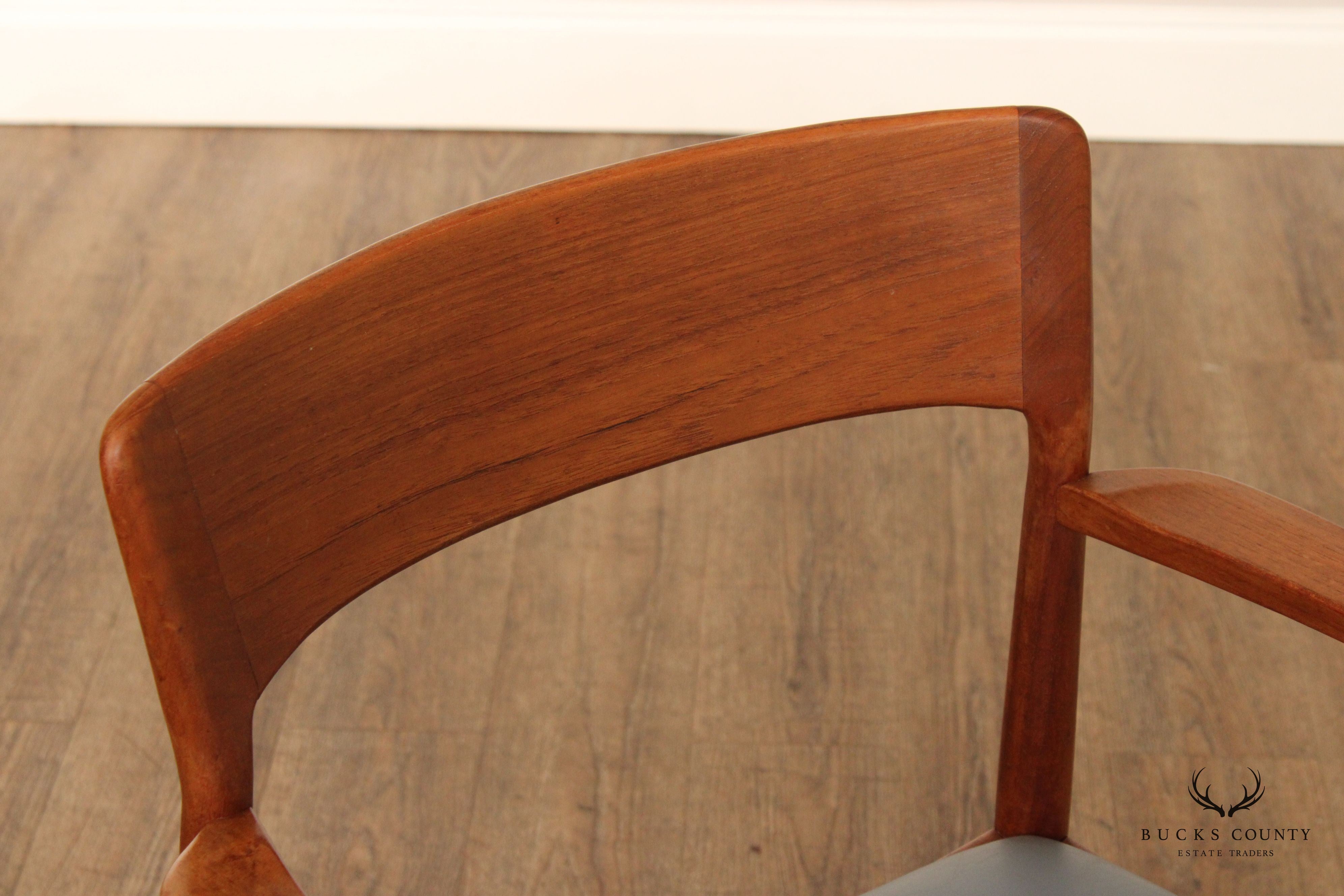 K.S. Møbler Danish Modern Set of Four Teak Dining Chairs