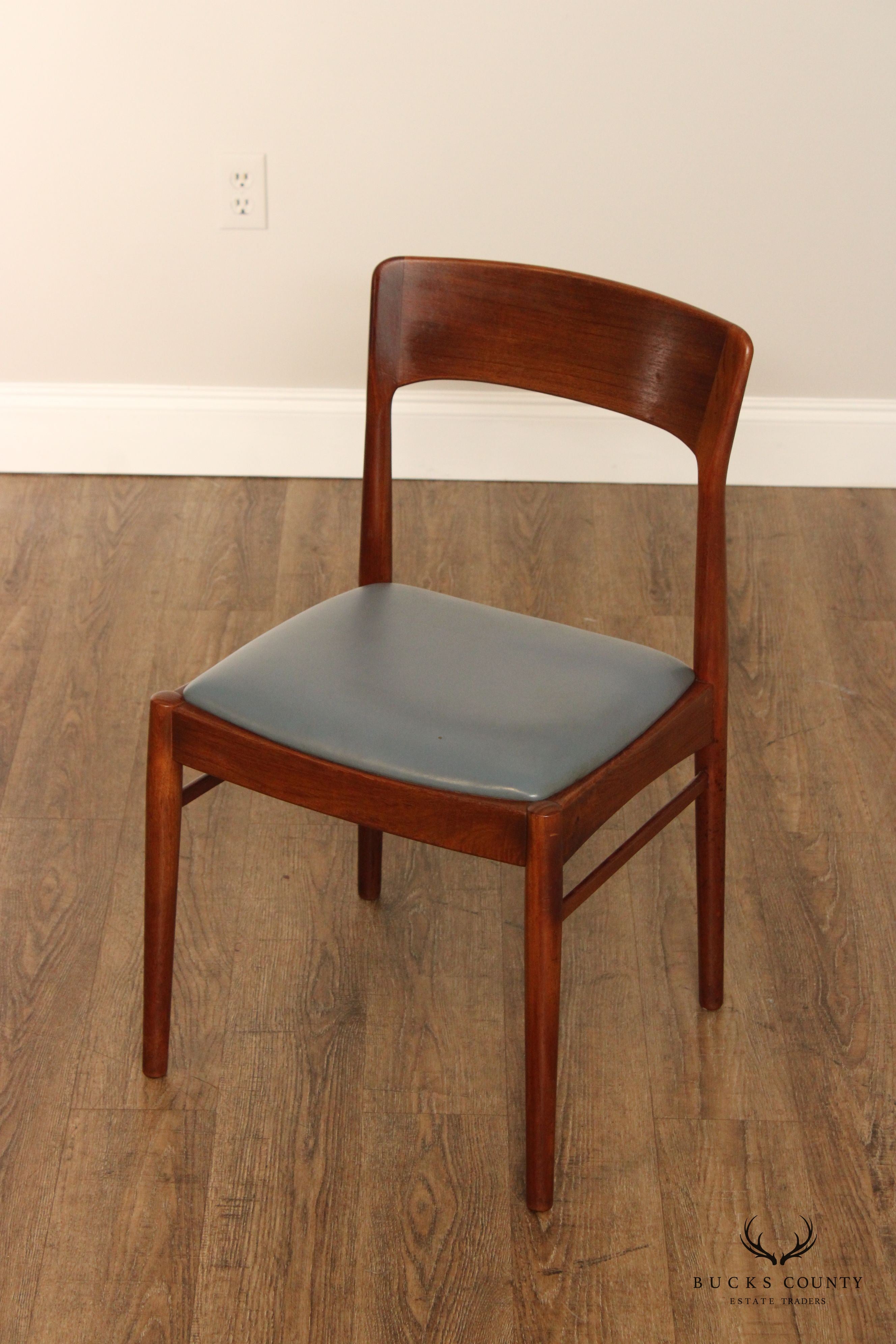 K.S. Møbler Danish Modern Set of Four Teak Dining Chairs