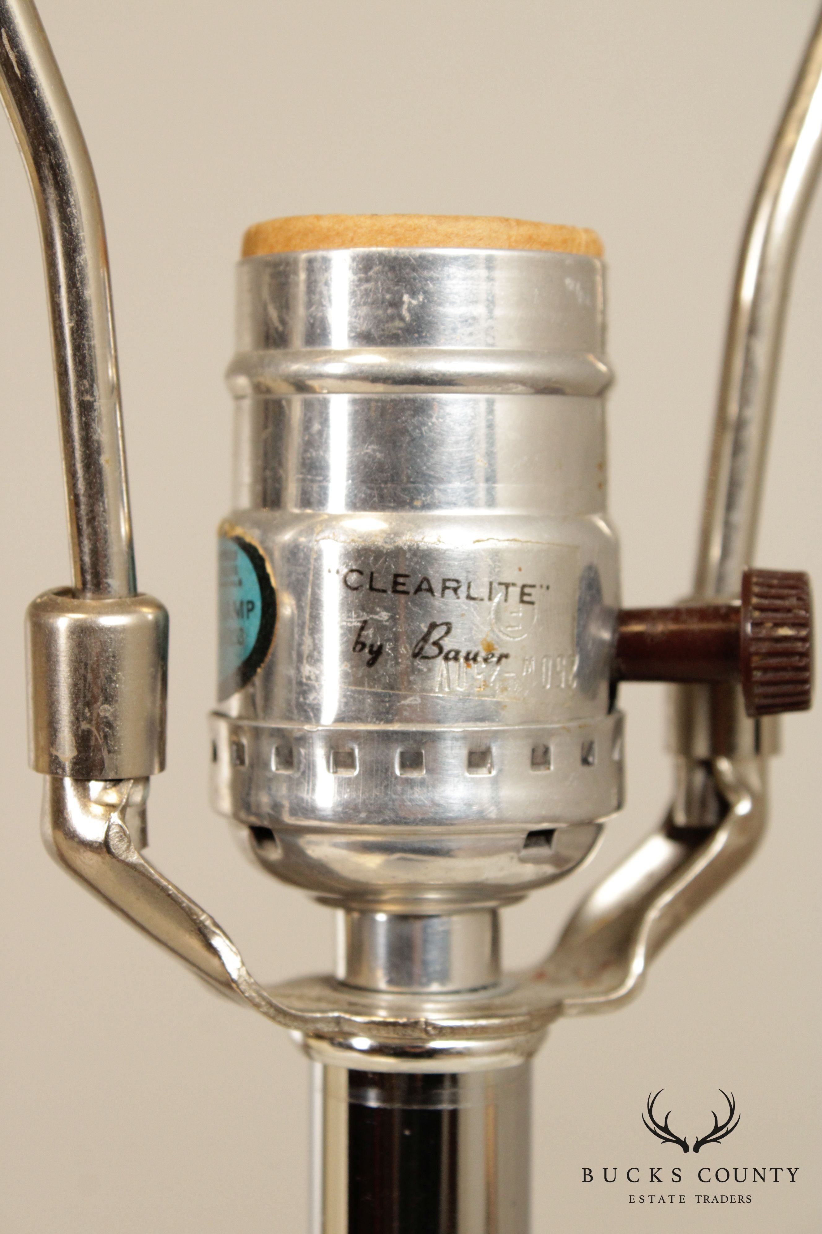 Clearlite by Bauer Vintage Acrylic Table Lamp