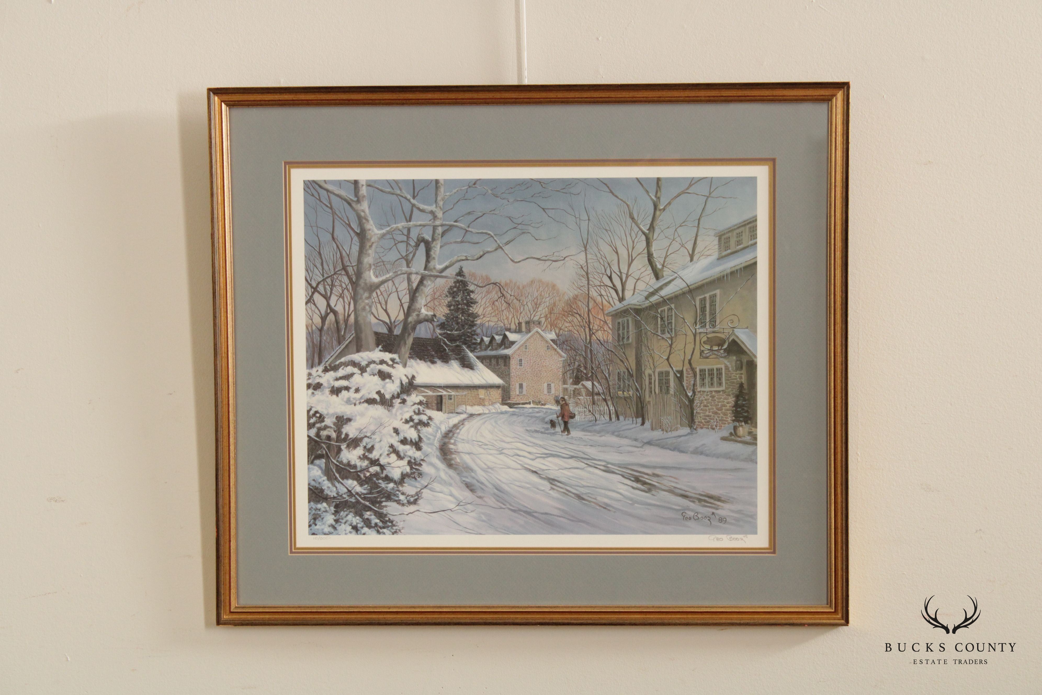 George Booz 'Phillips Mill Corner' Fine Art Print