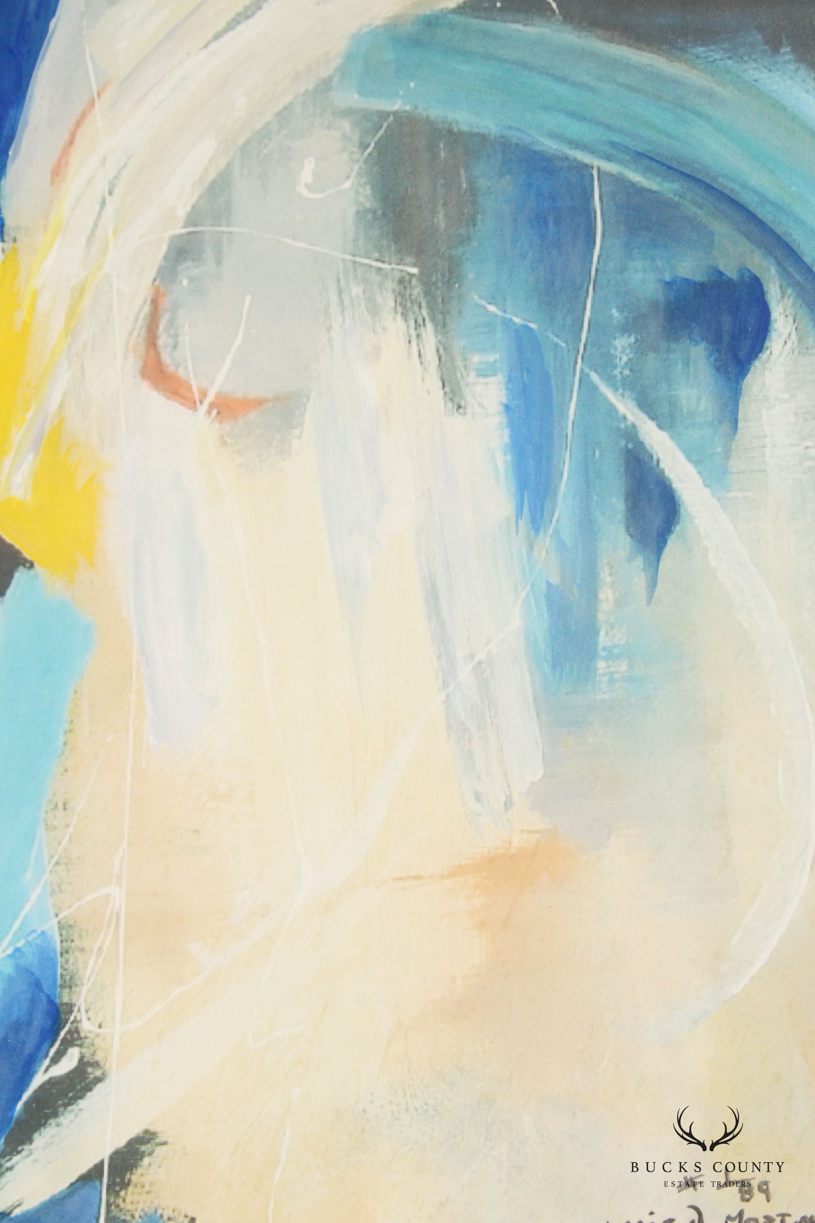 Luis Martinez Contemporary Abstract Framed Print