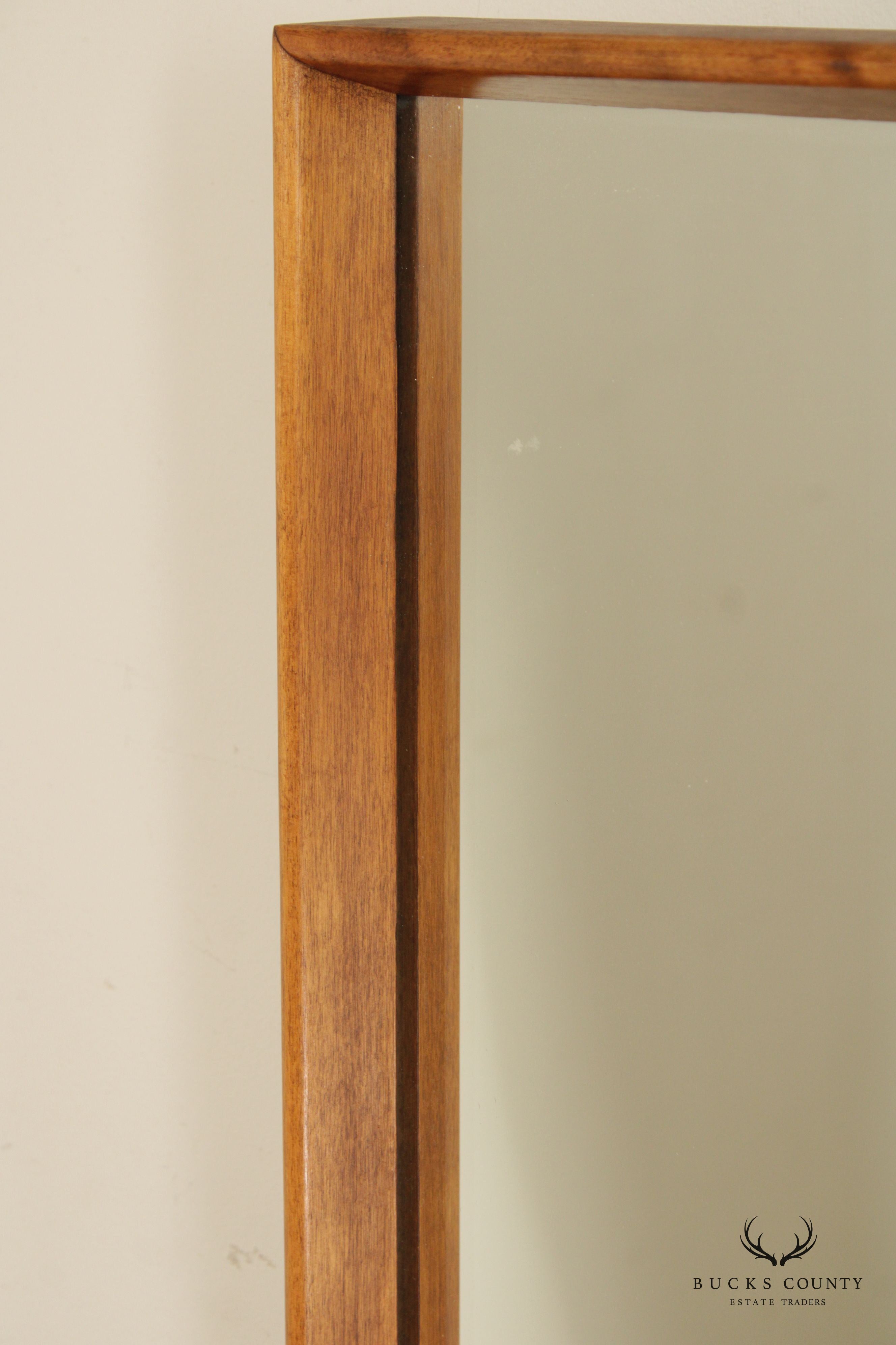Conant Ball Mid Century Modern Maple Shadowbox Mirror