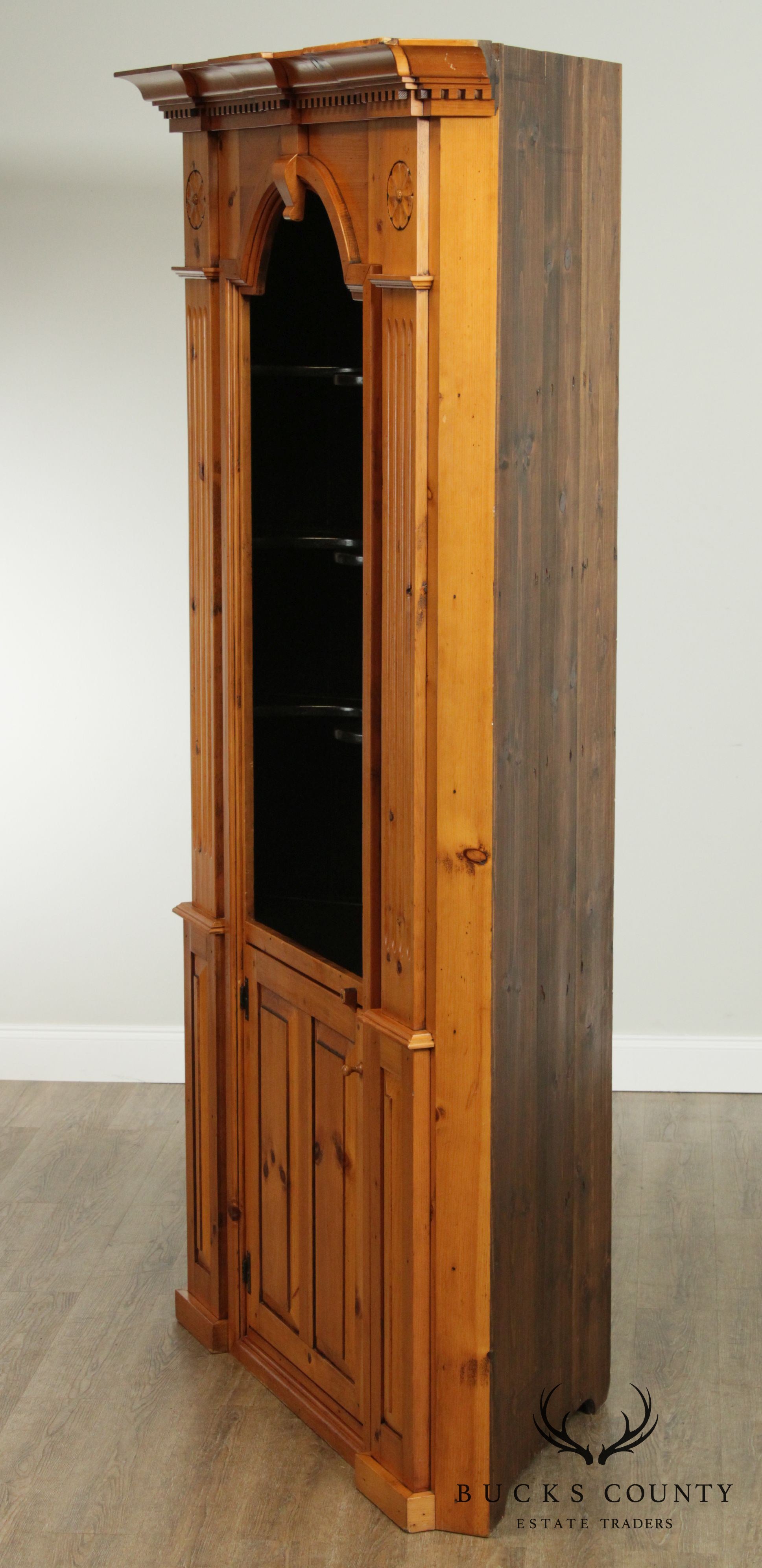 Stephen Von Hohen Bucks Country Collection Custom Pine Corner Cabinet