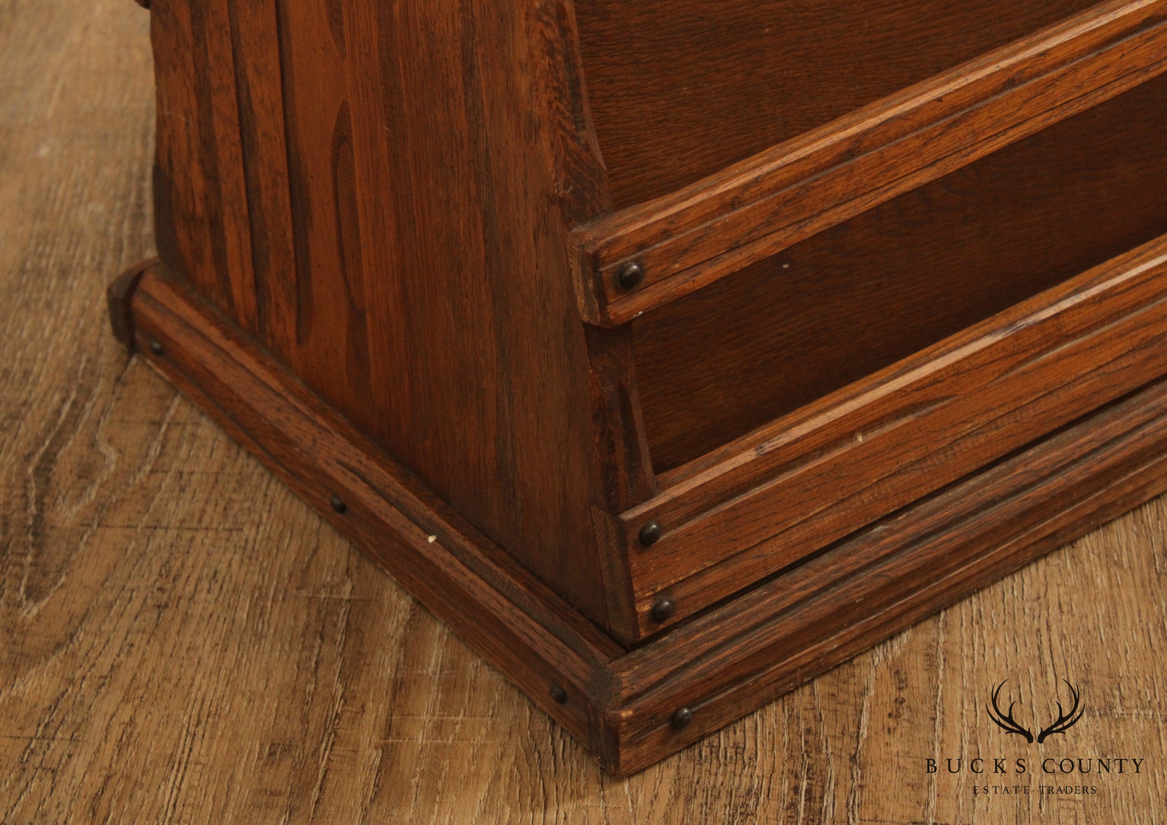 Brandt Ranch Oak Vintage Magazine Stand