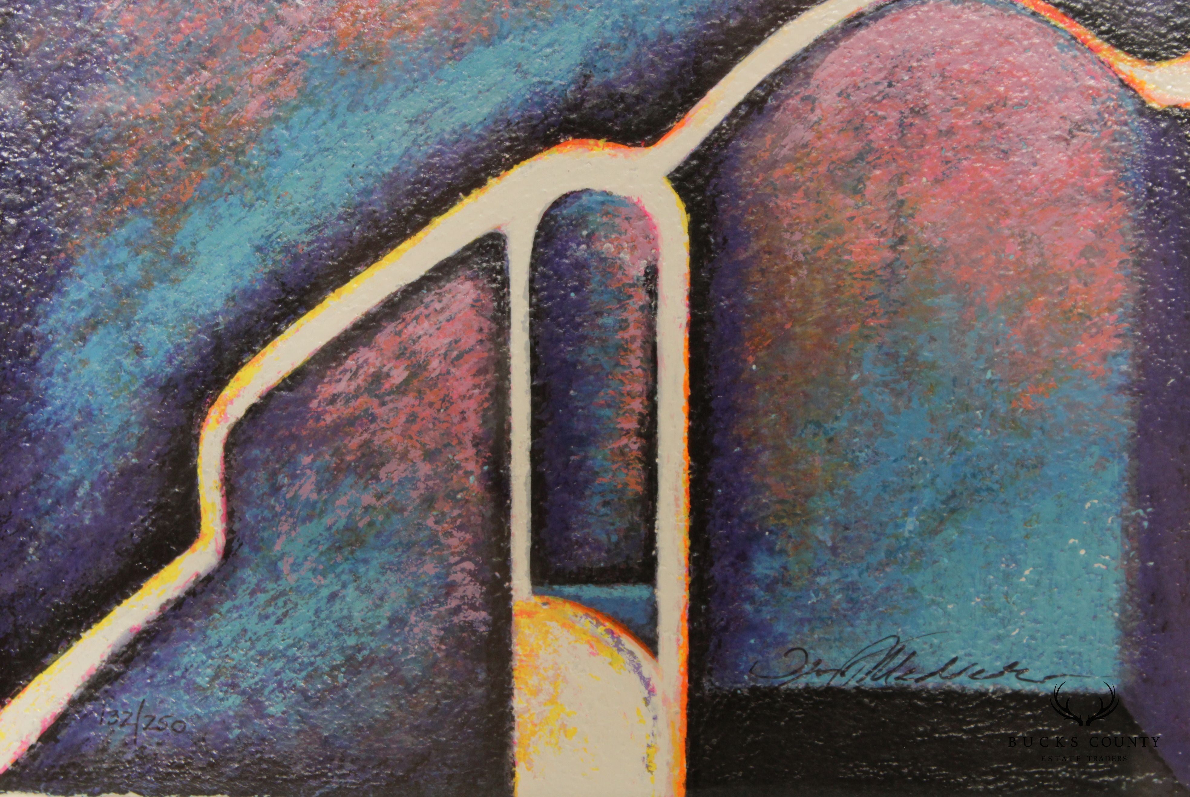 Igor Medvedev 'Byzantium' Serigraph Print, Custom Framed