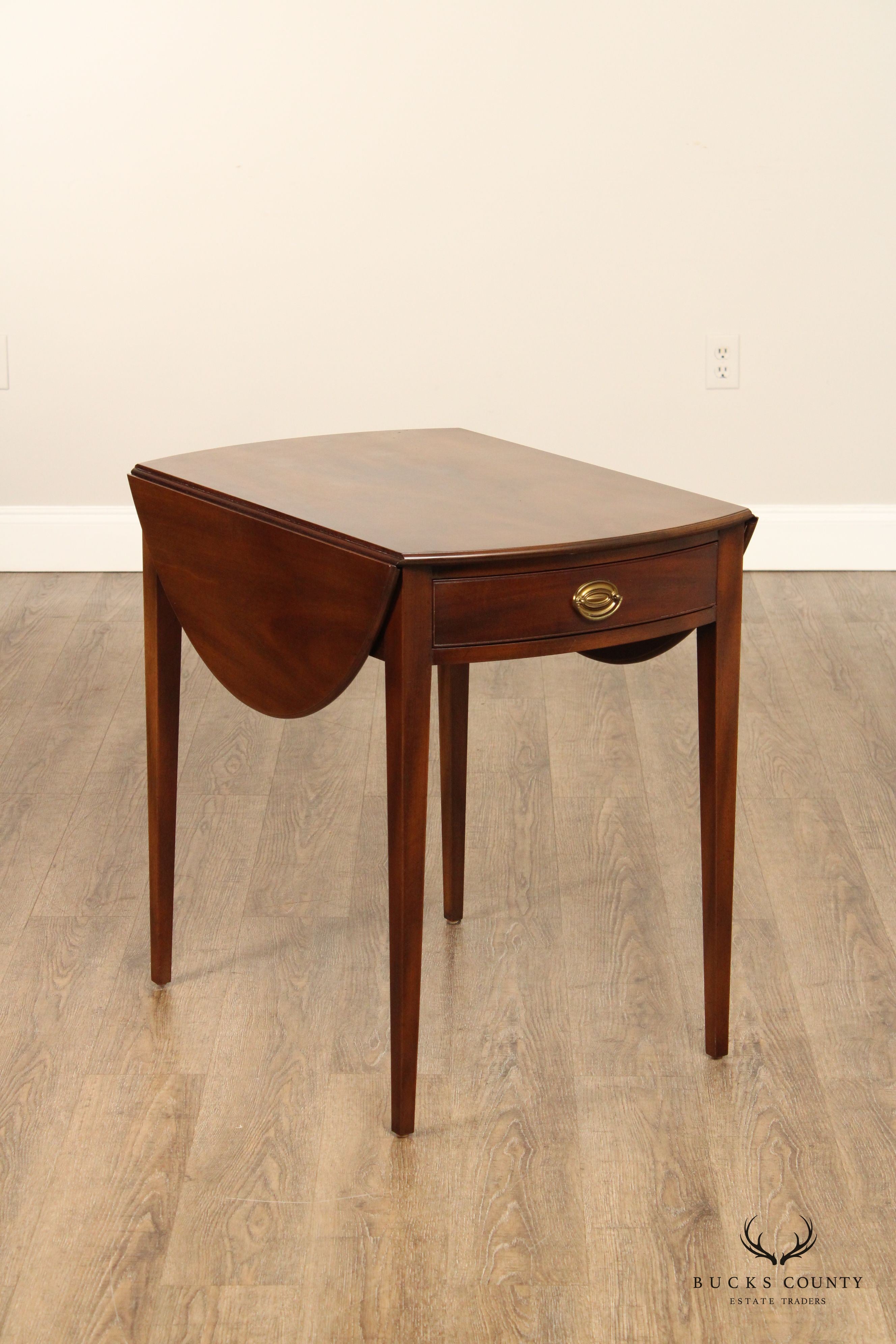 Kittinger Williamsburg Adaptation Mahogany Pembroke Side Table
