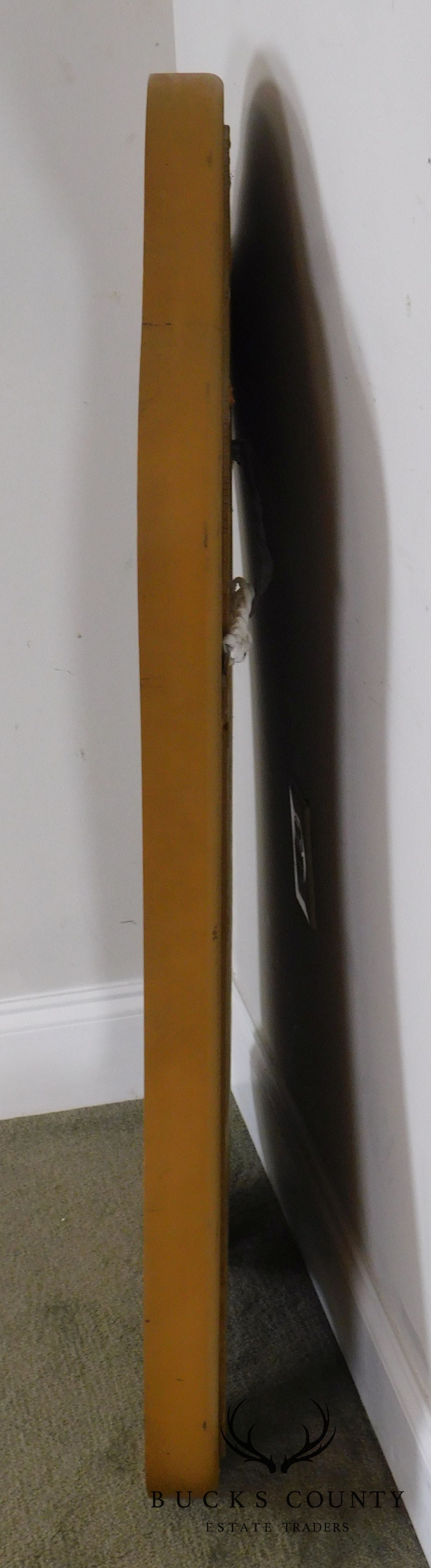 Provincial Style Scalloped Wood Frame Wall Mirror