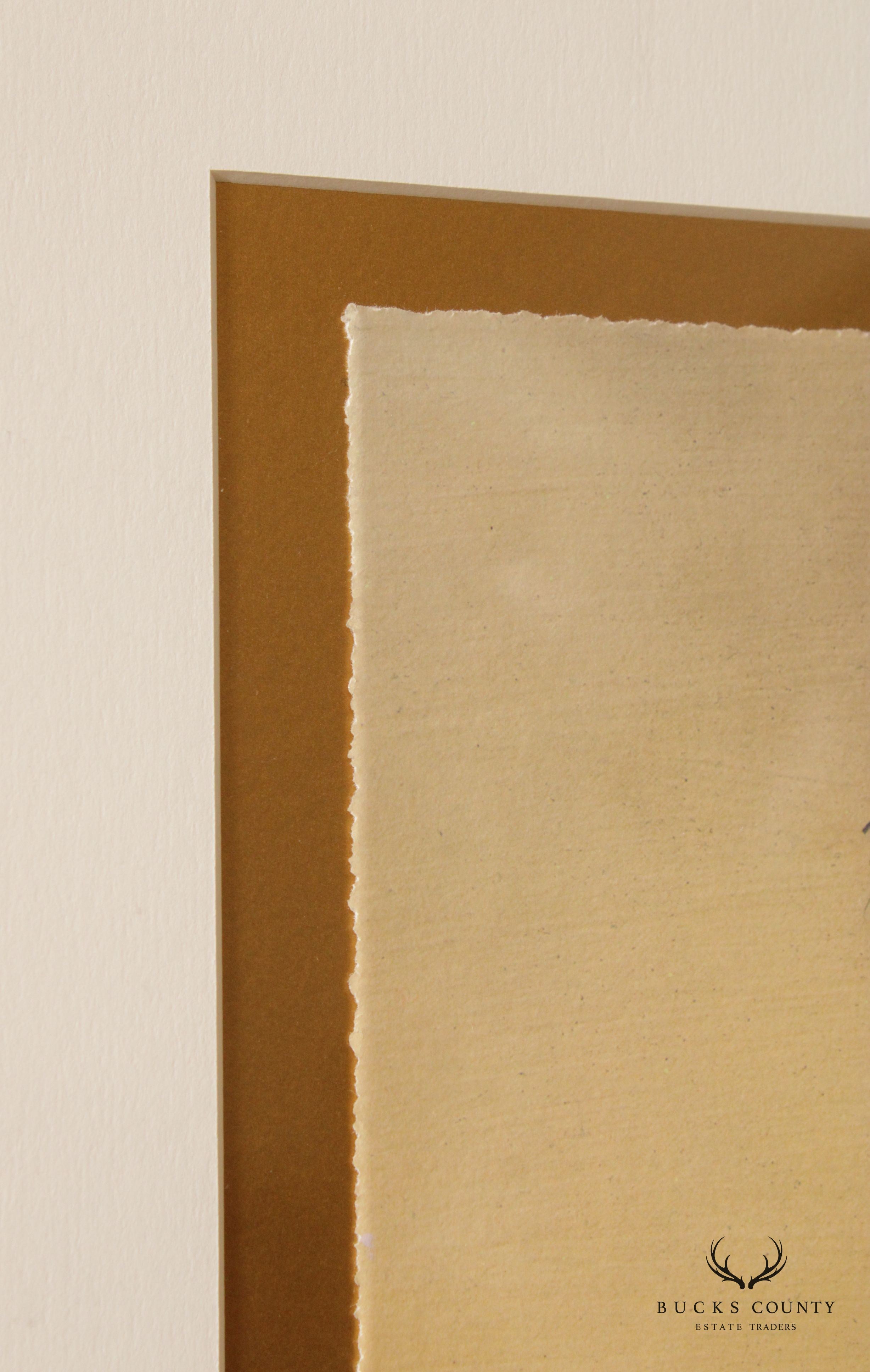 Gary Benfield 'Arabesque' Seriolithograph Print, Signed