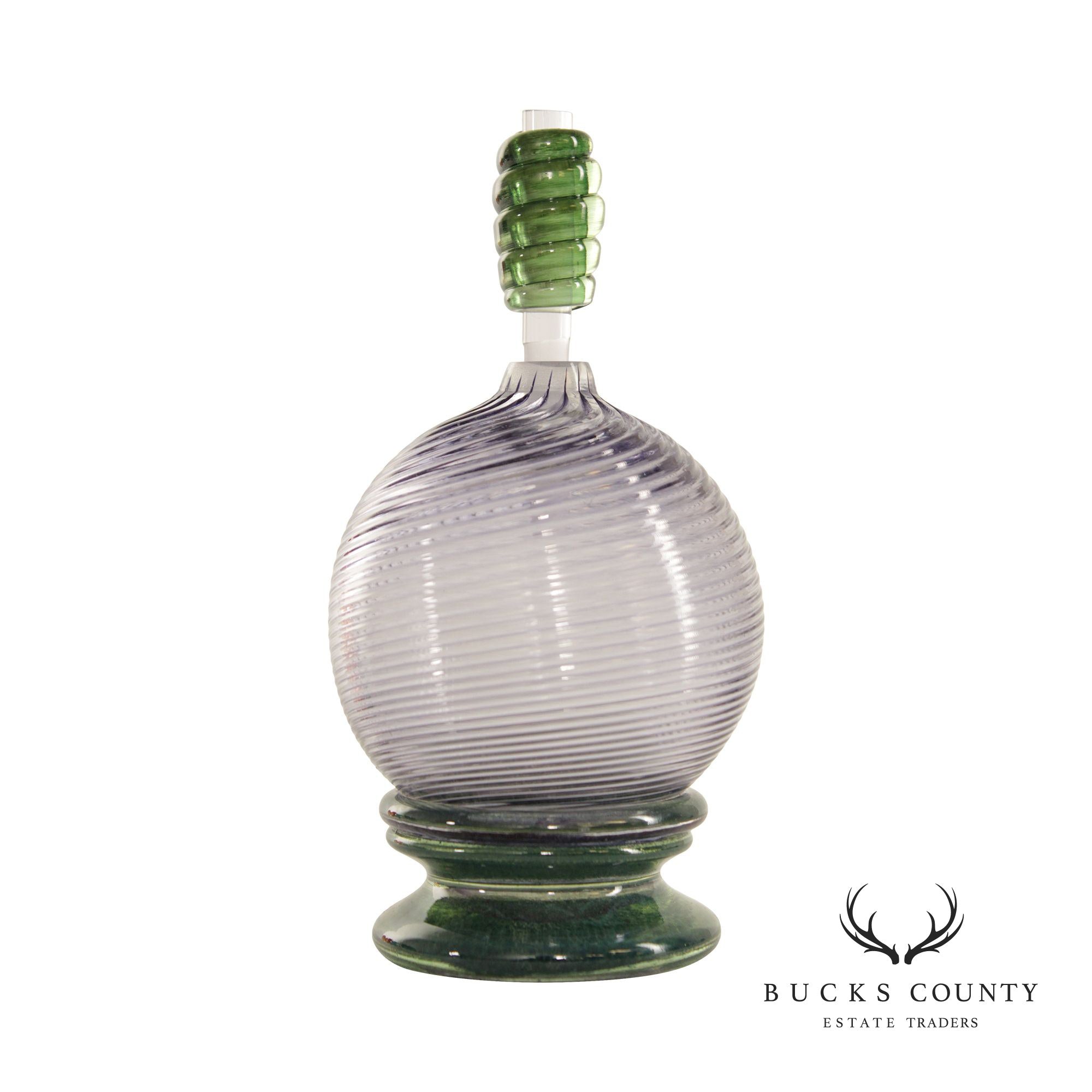 Hand Blown Art Glass Perfume Bottle