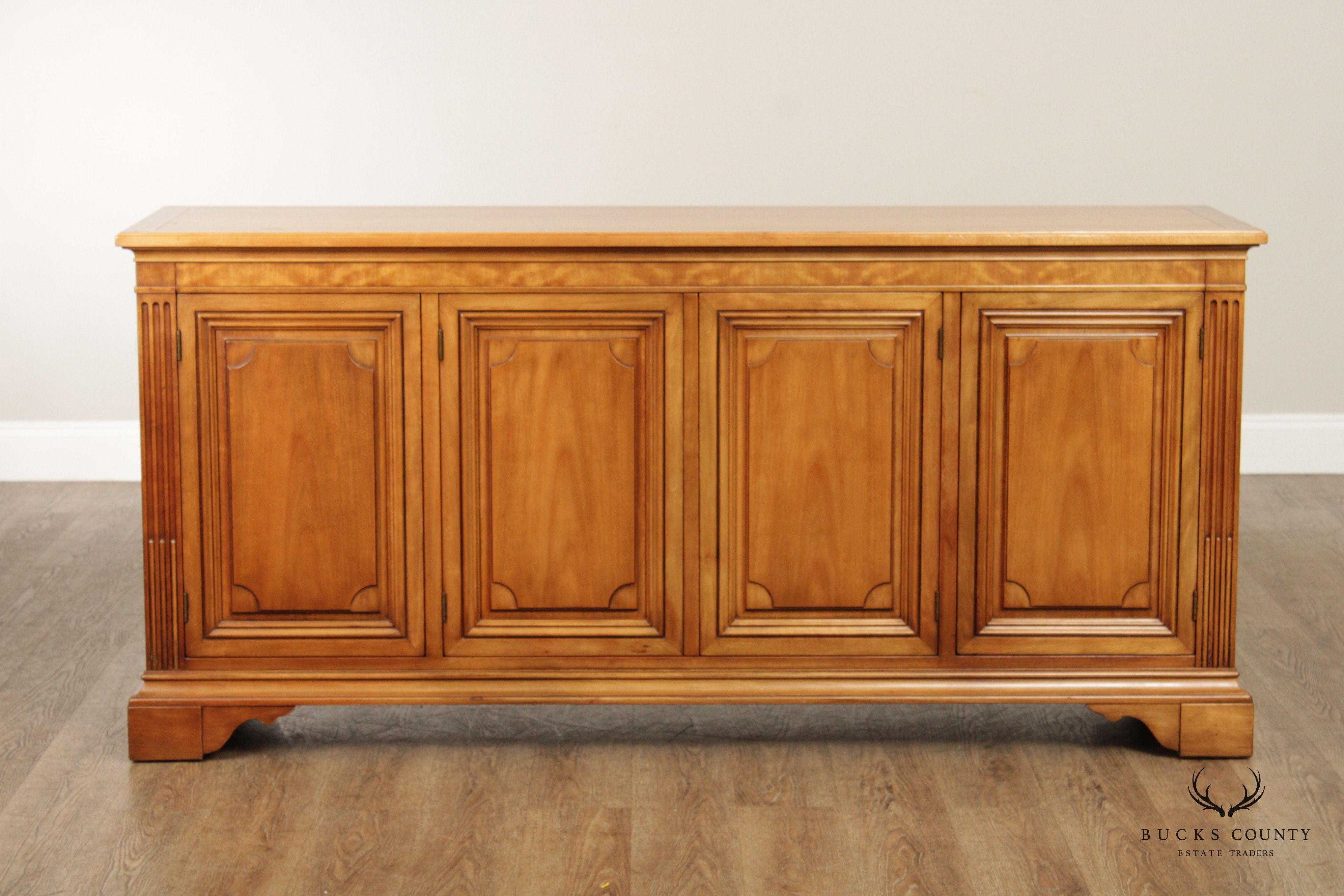 Kindel Regency Style Four Door Buffet Sideboard