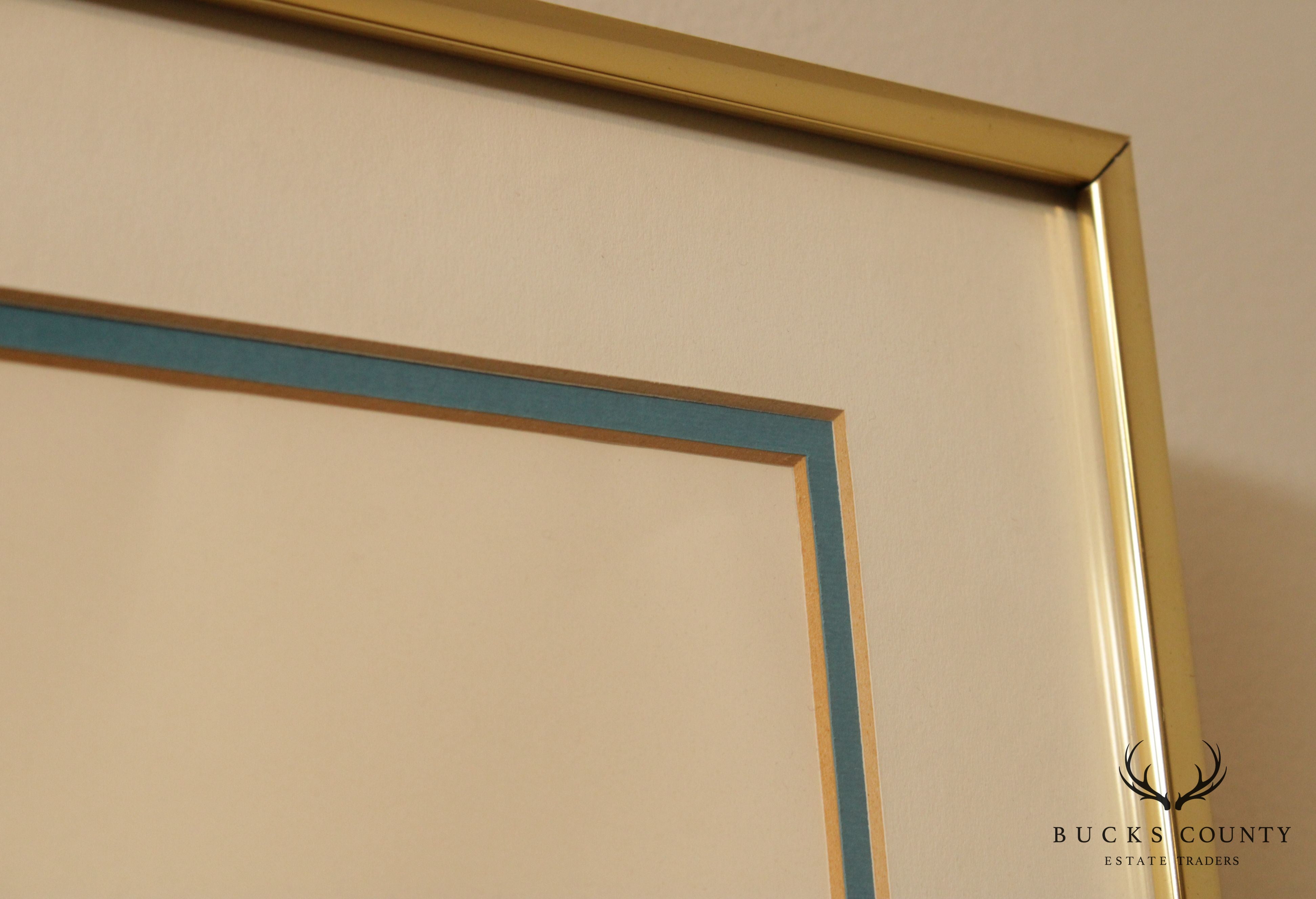 Jovan Obican Penal Signed Framed Lithograph