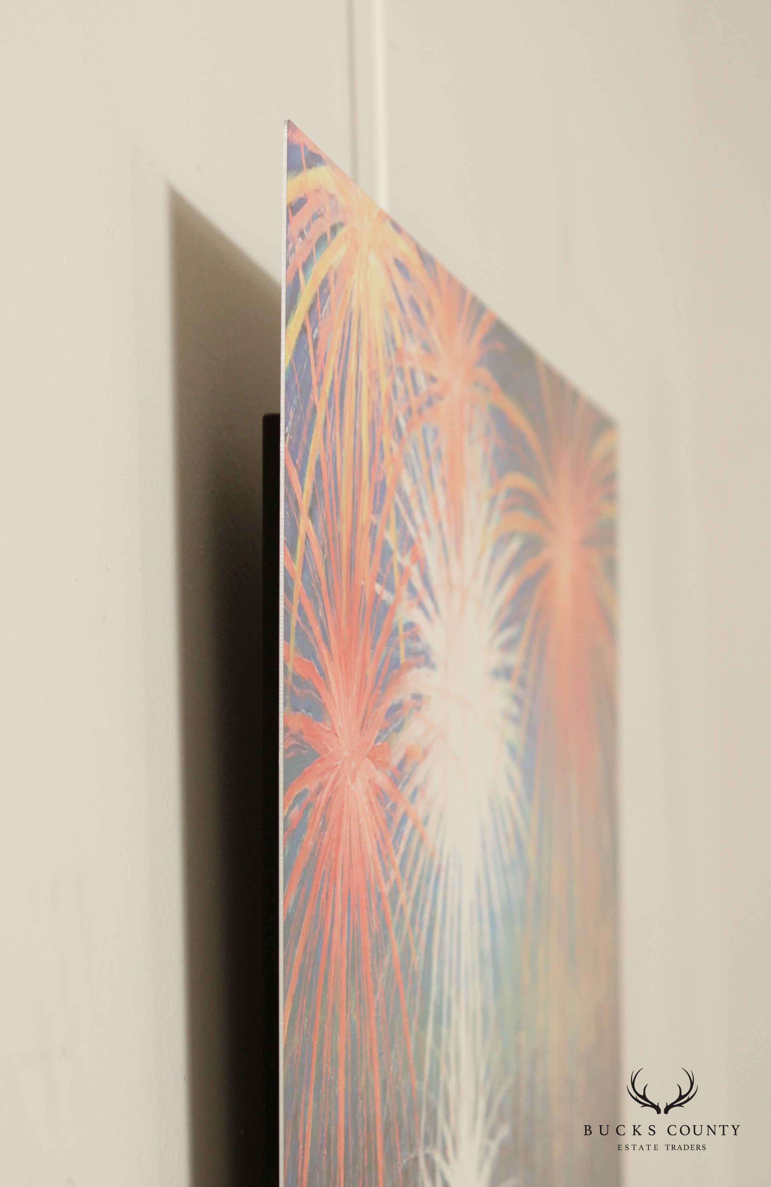 Gordon Hass 'Friday Night Fireworks' Original Oil Painting