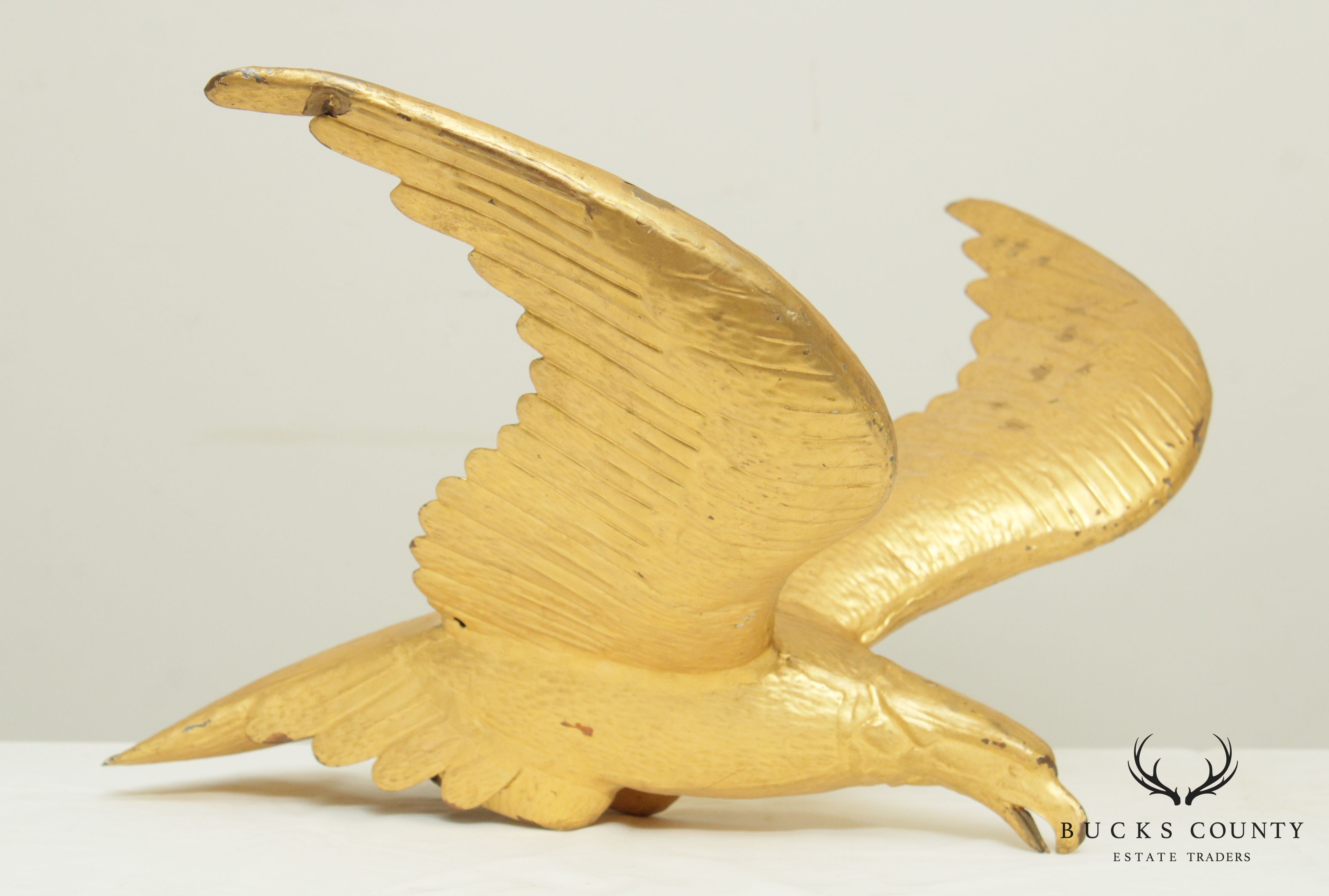 Large Cast Metal Eagle