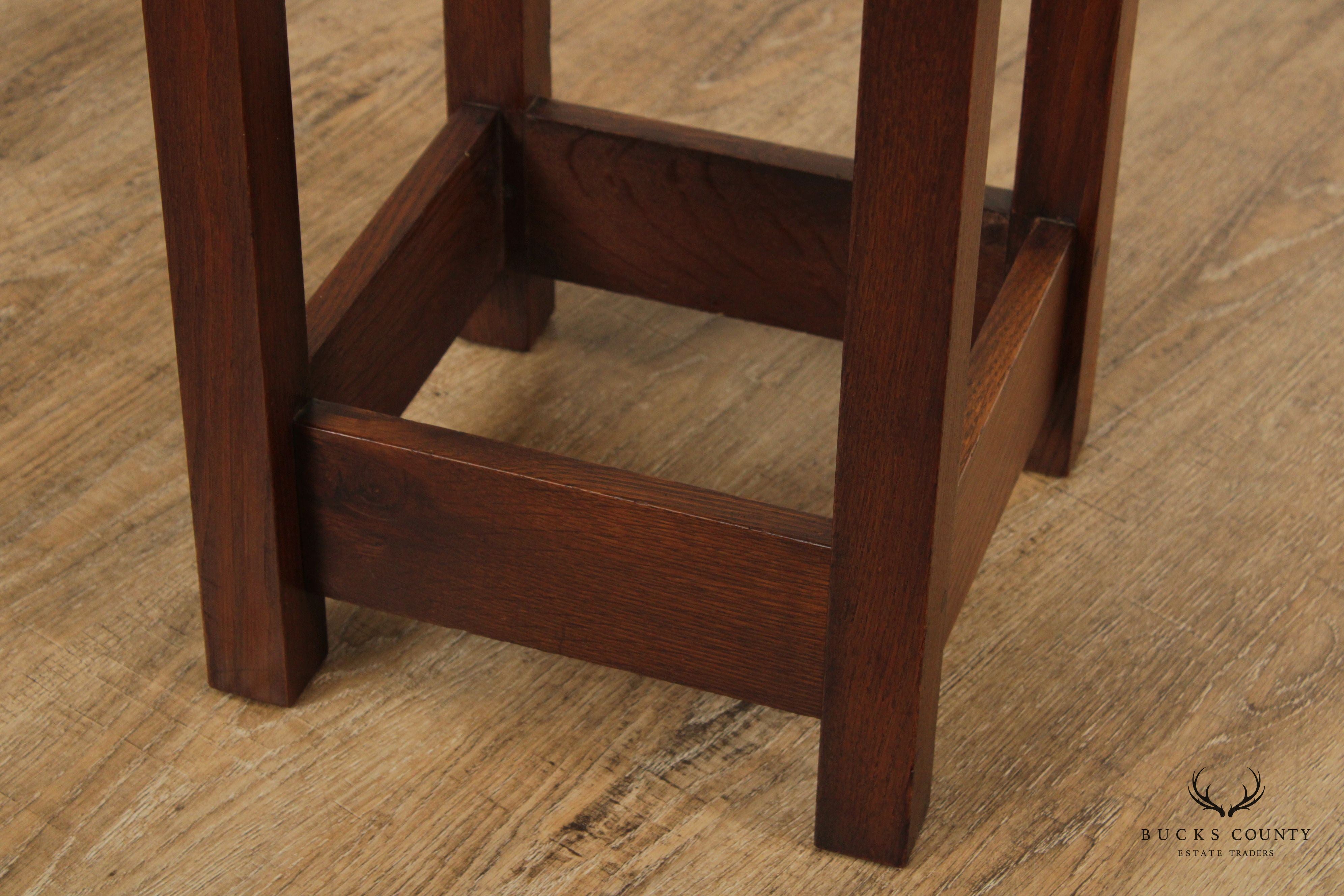 Custom Quality Mission Oak Umbrella Stand