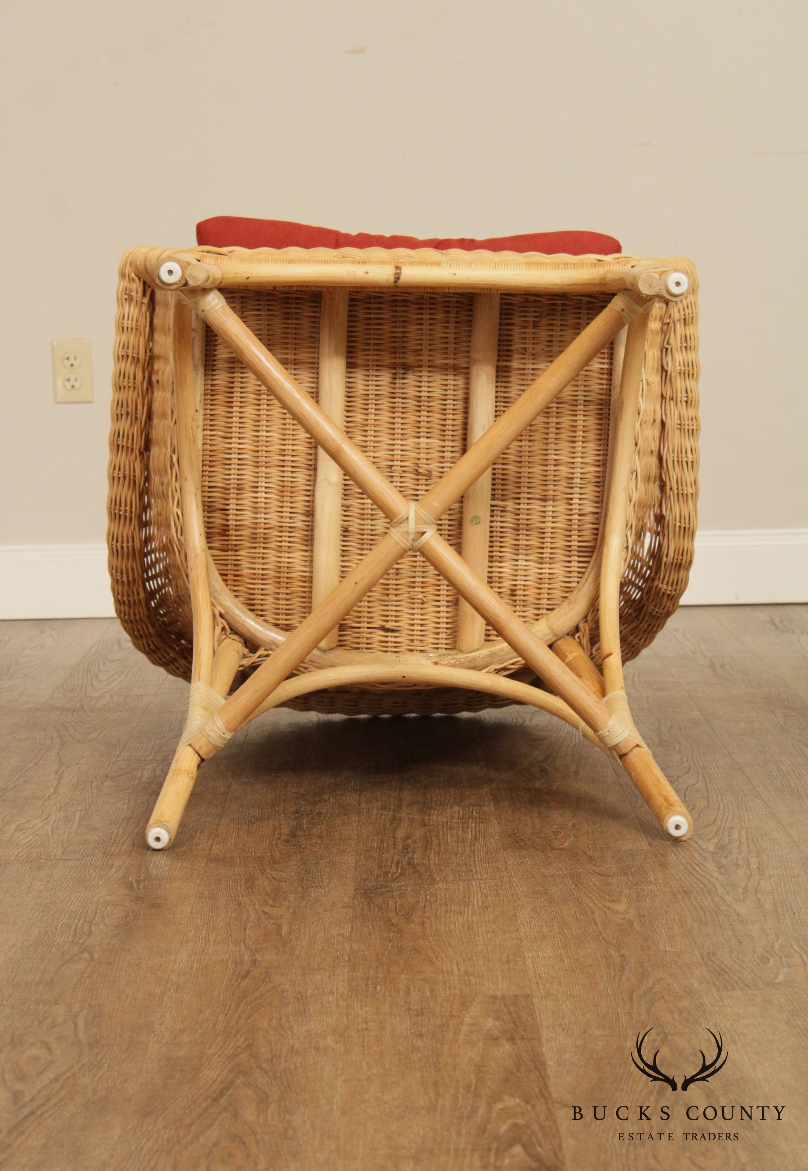 Quality Wicker Rattan Armchair