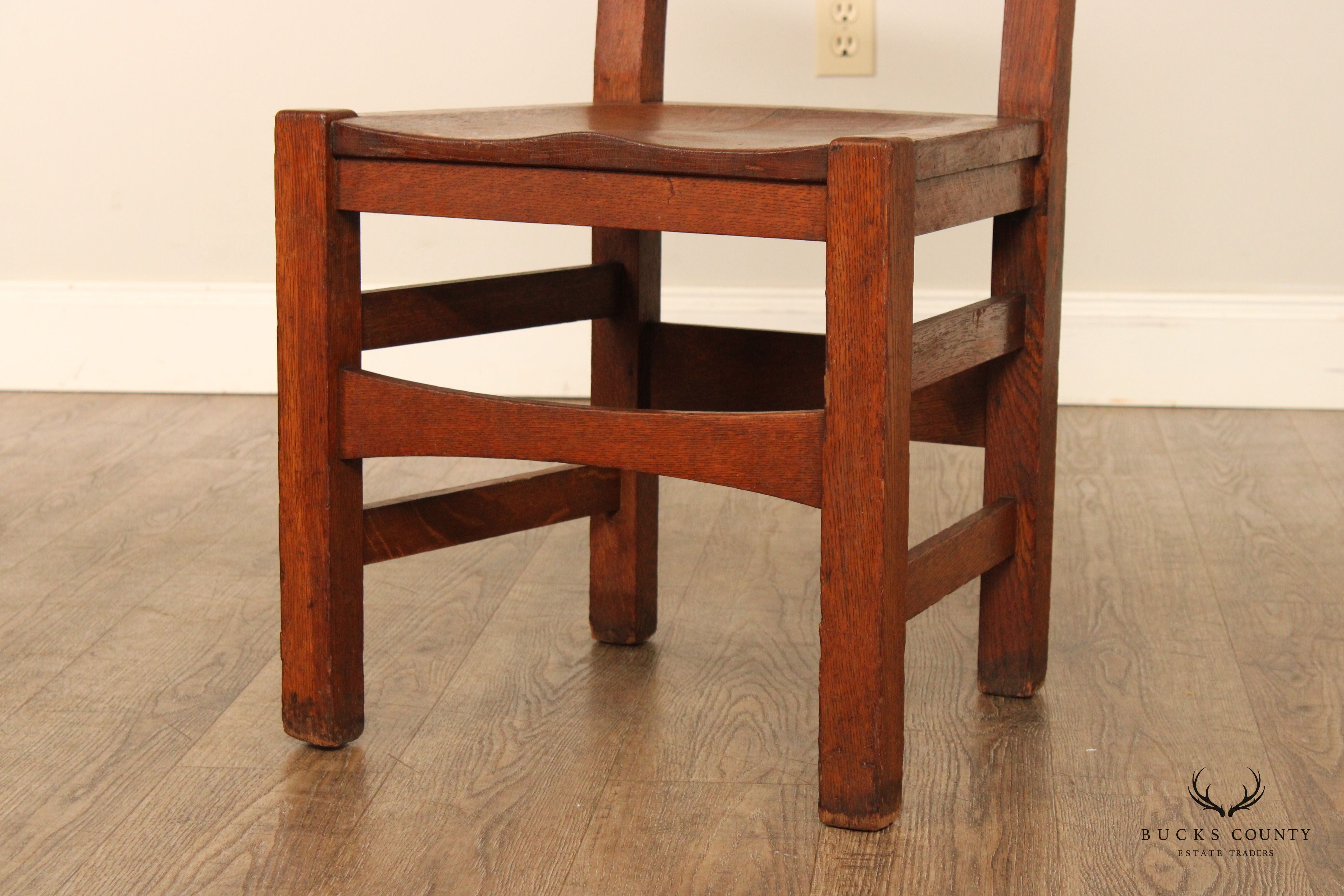 Stickley Brothers Quaint Furniture Mission Oak Side Chair