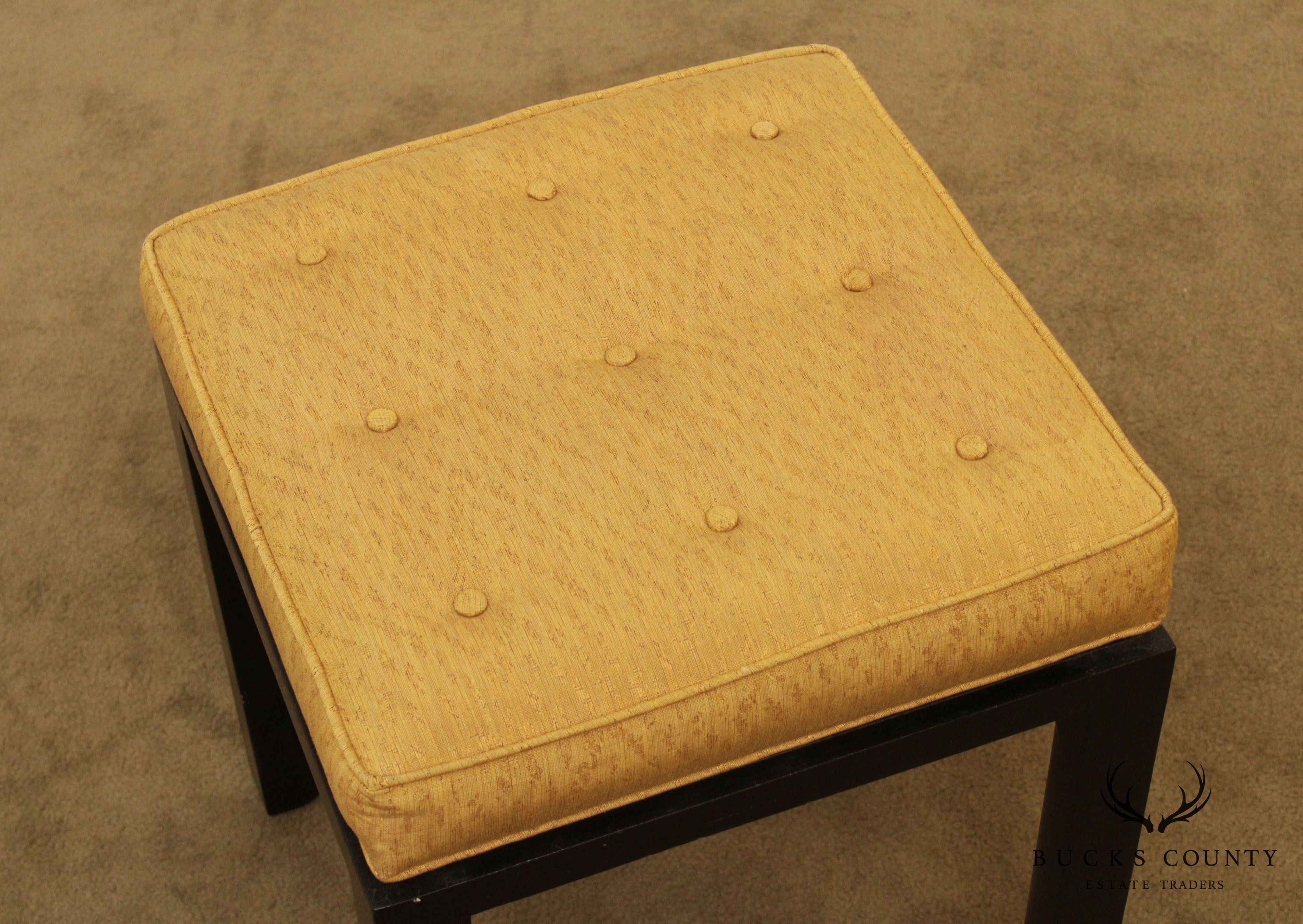 Mid Century Modern Ebonized Stool