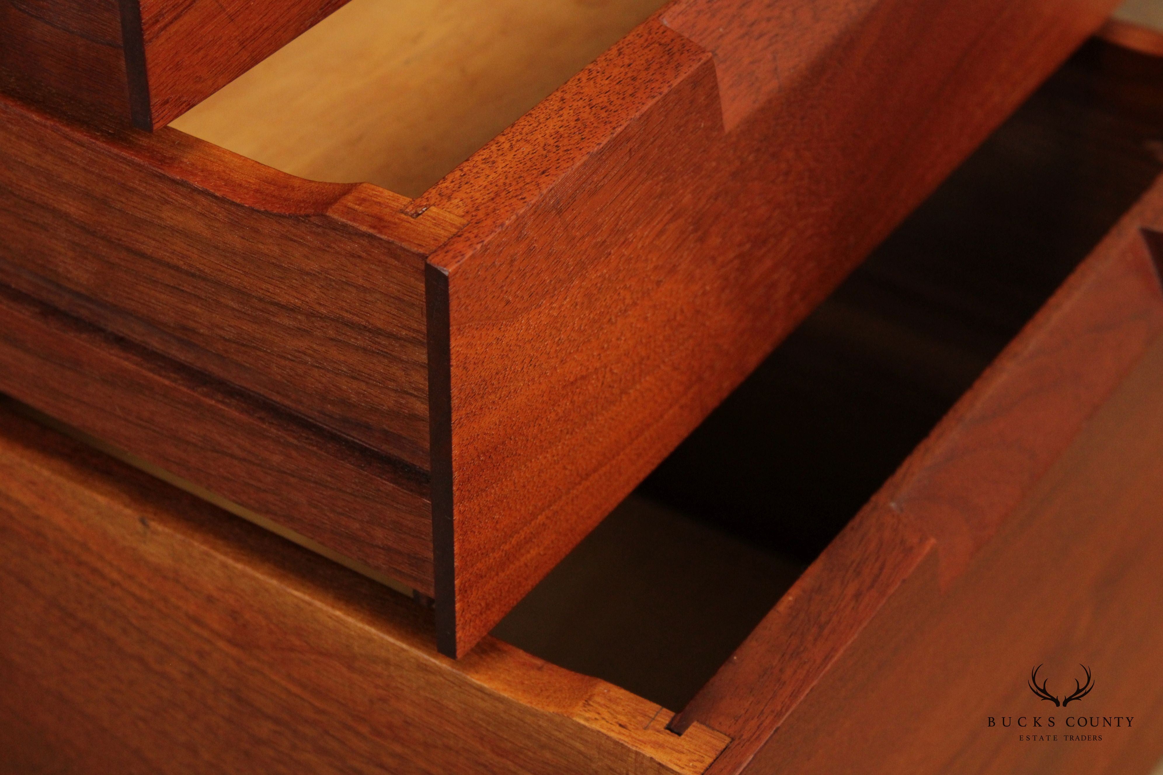 George Nakashima Studio Walnut Double Pedestal Desk