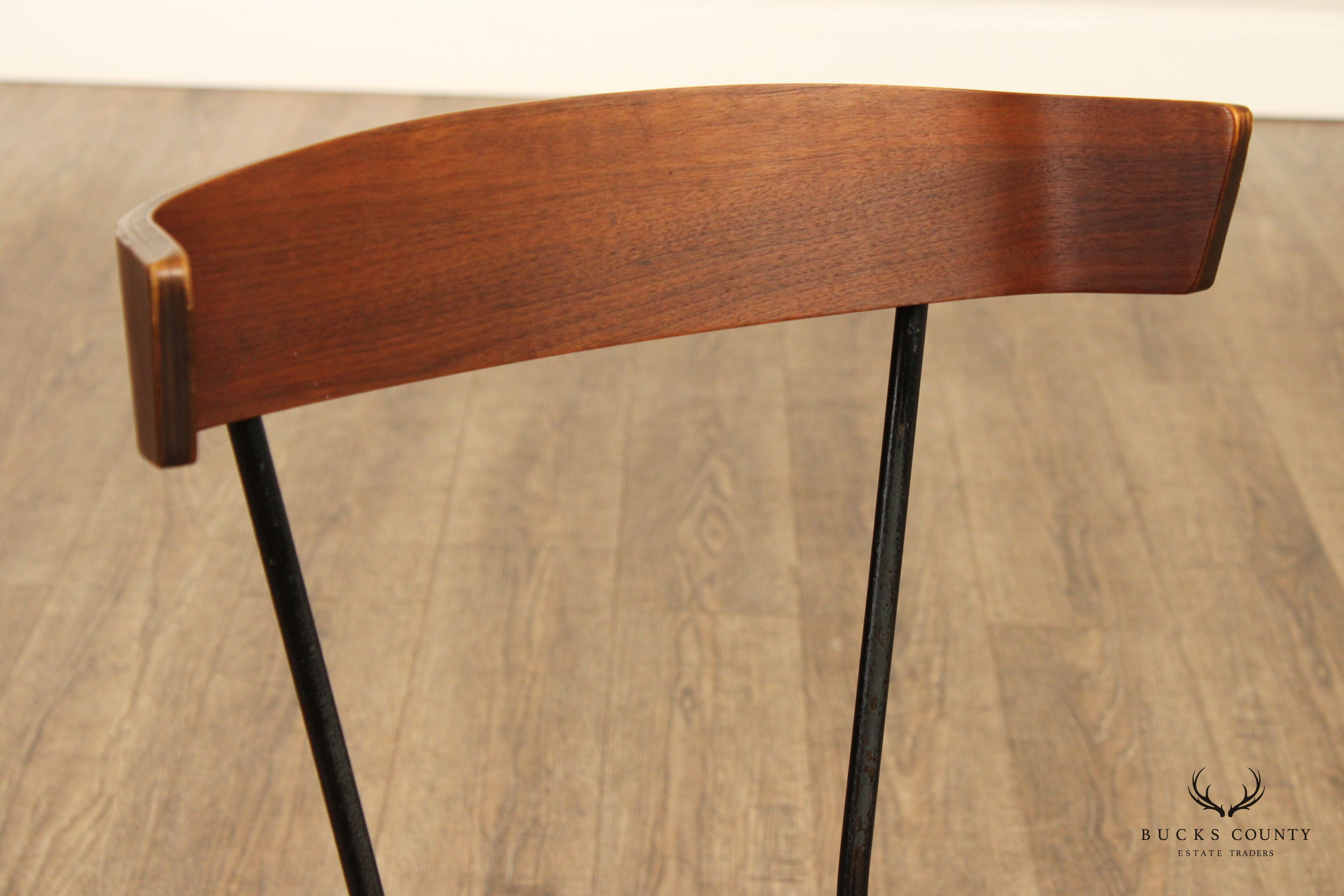 Clifford Pascoe Style Mid Century Modern Swivel Desk Chair