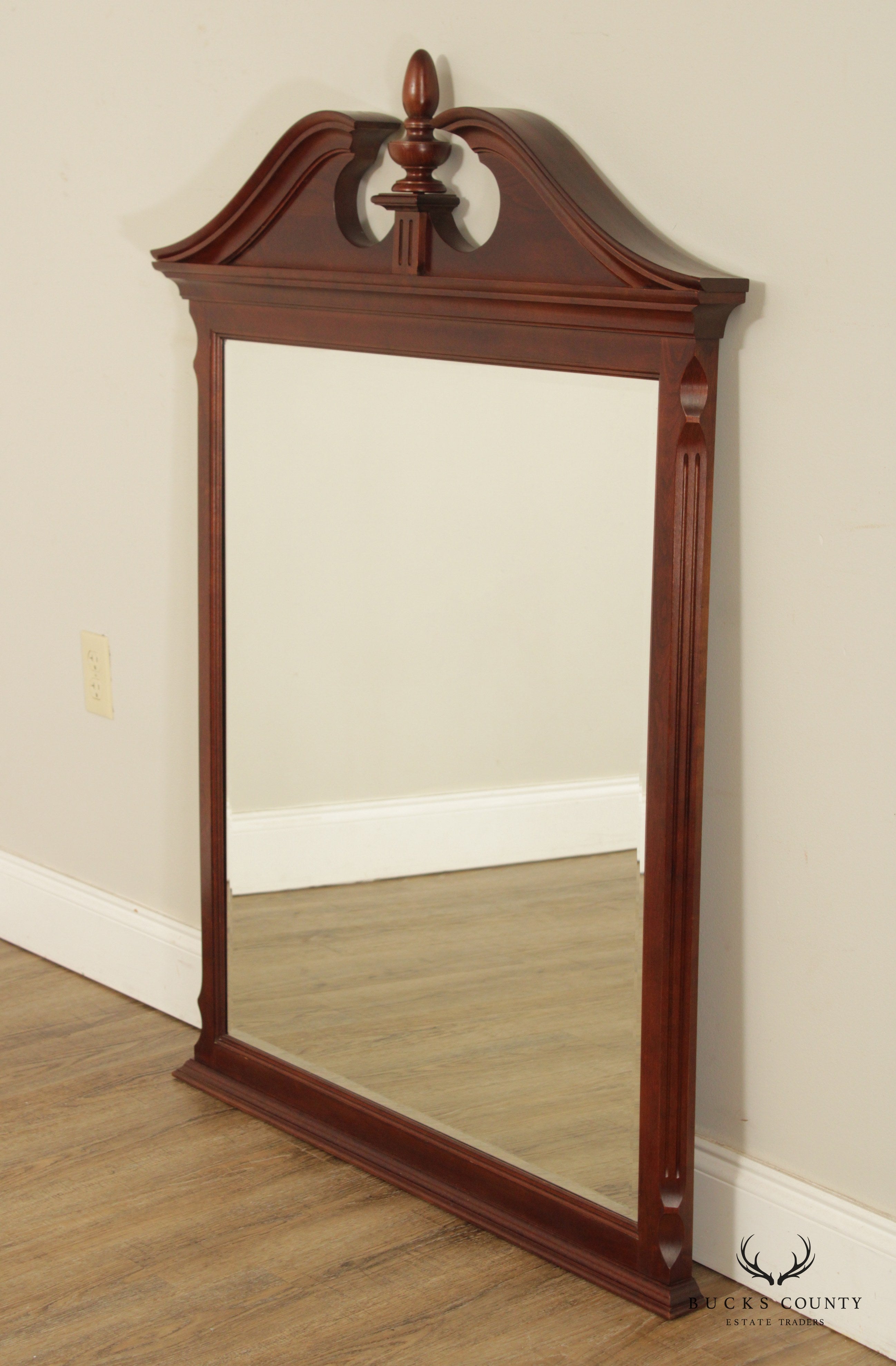 Pennsylvania House Traditional Cherry Beveled Wall Mirror