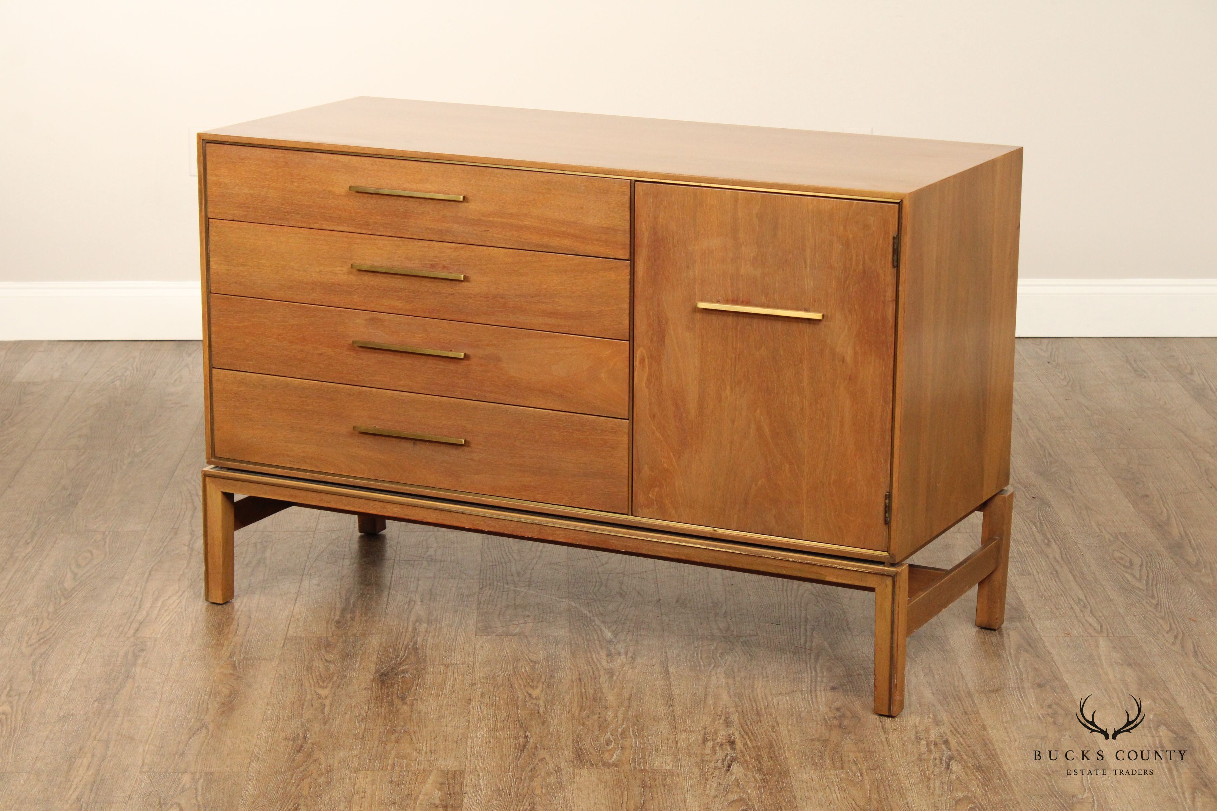 Johnson Furniture Mid Century Modern Walnut Sideboard