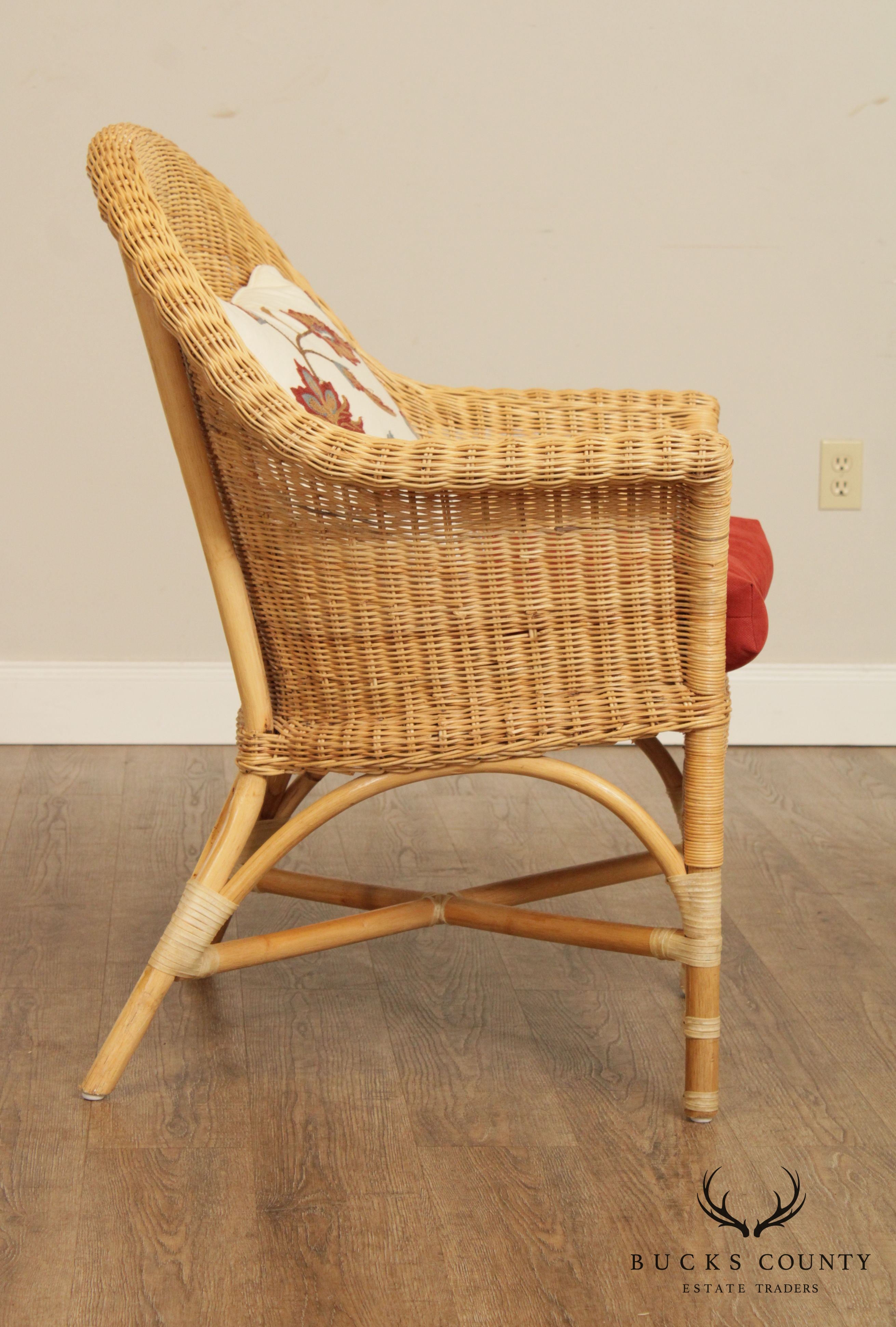 Quality Wicker Rattan Armchair