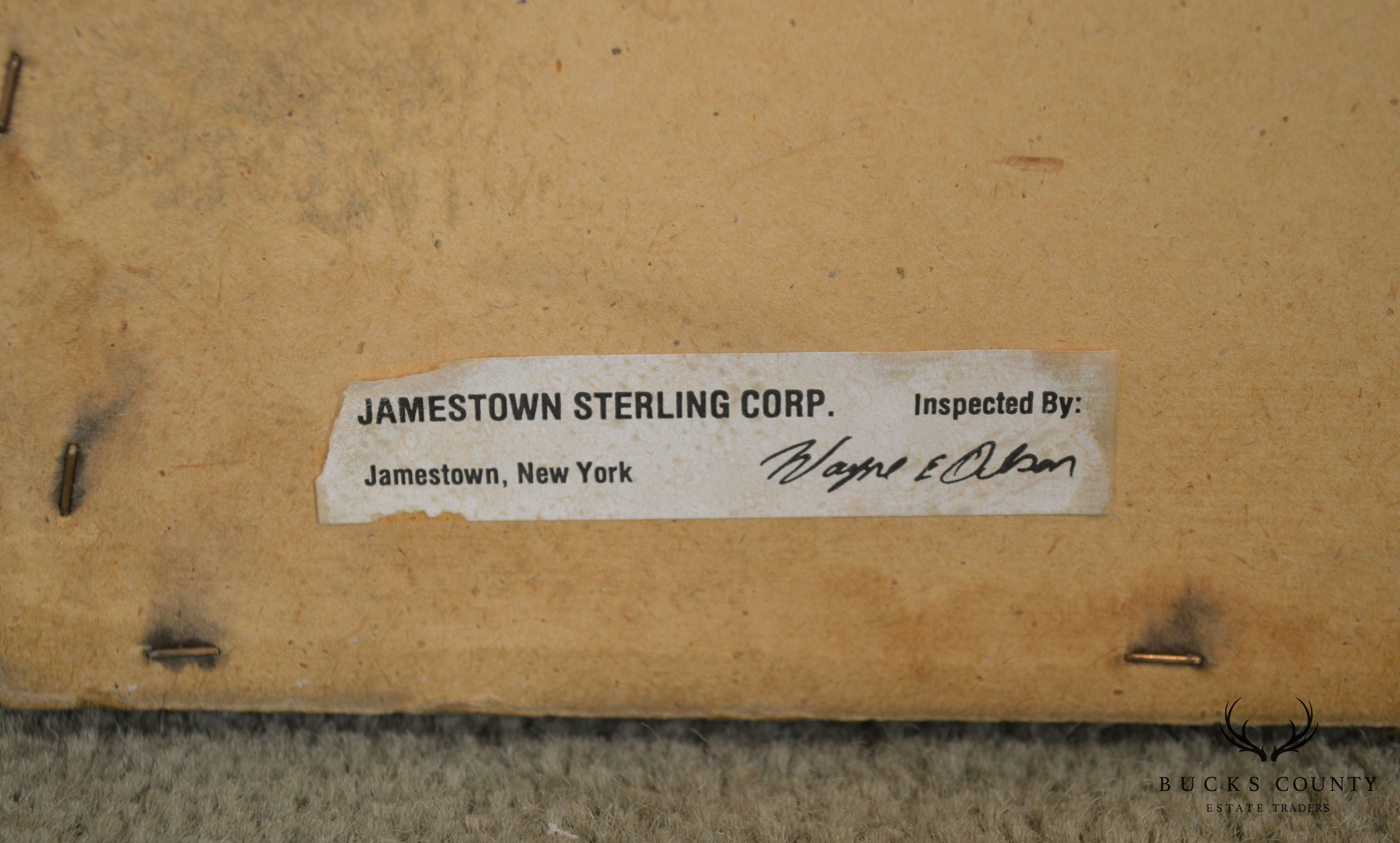 Jamestown Sterling Solid Cherry Arch Top Beveled Wall Mirror