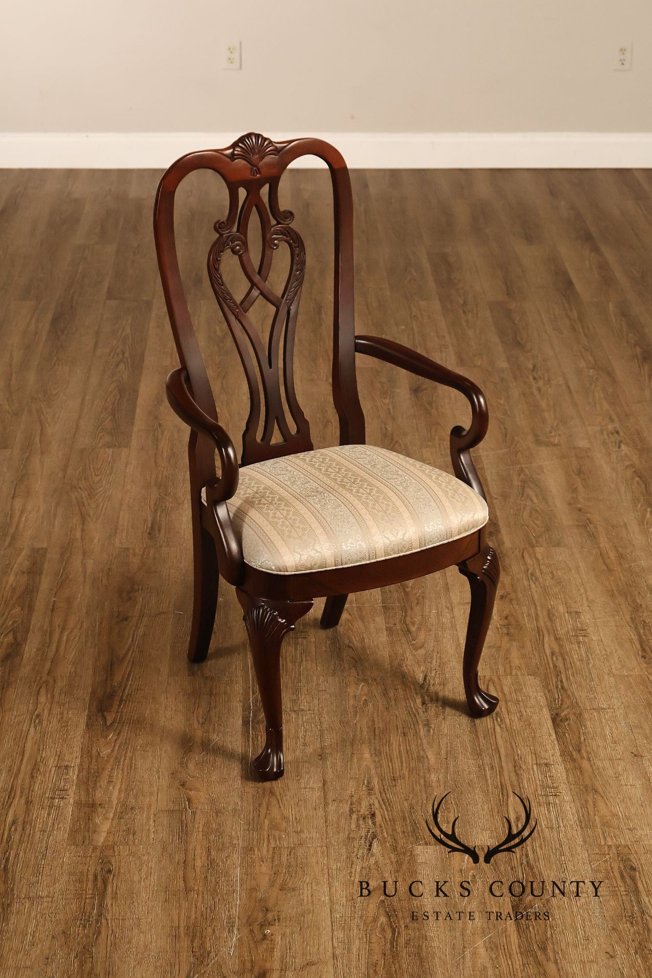 Ethan Allen '18th Century Mahogany' Set of Six Dining Chairs