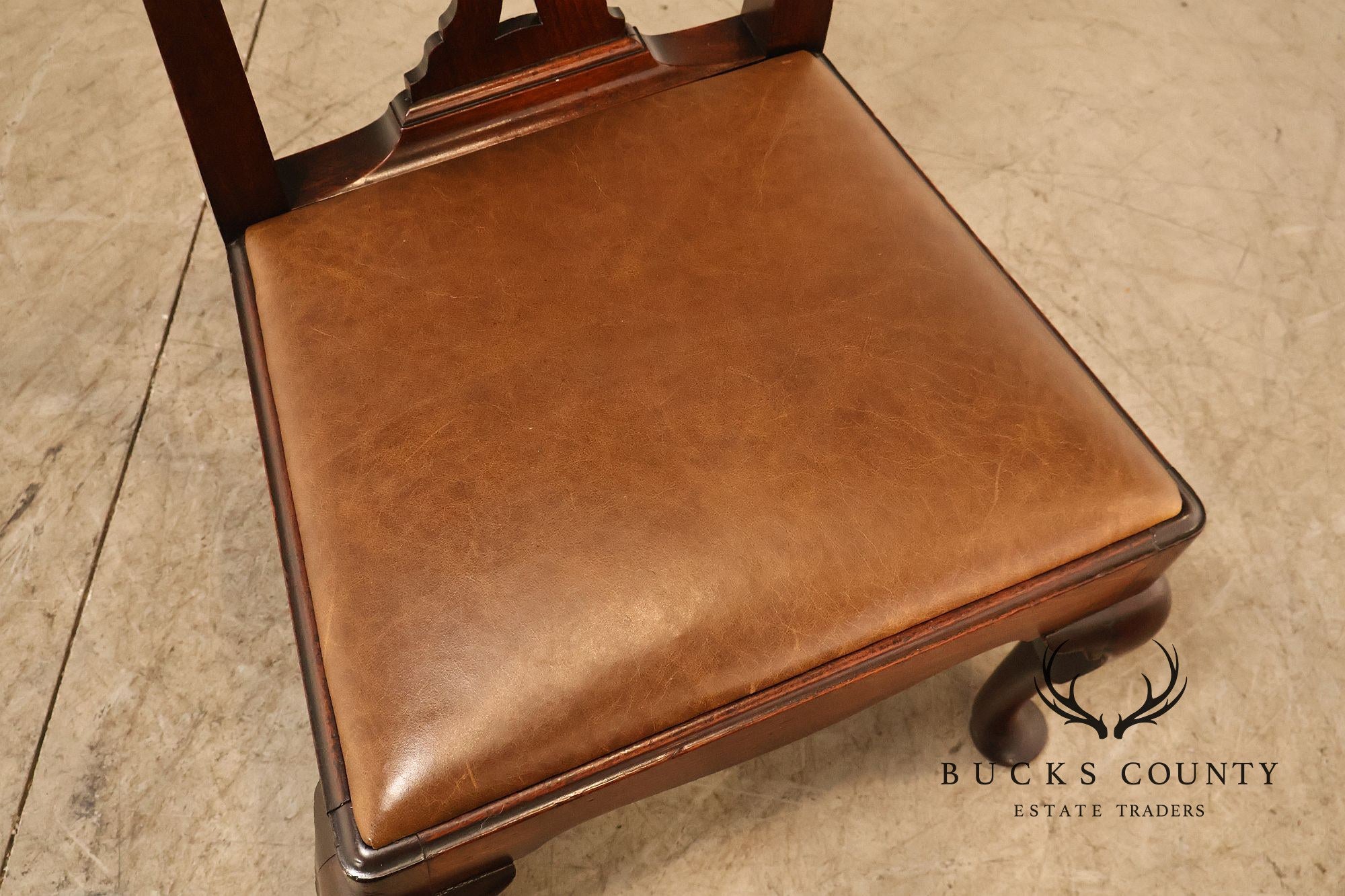 Georgie III Style Antique Set of Six Mahogany Dining chairs