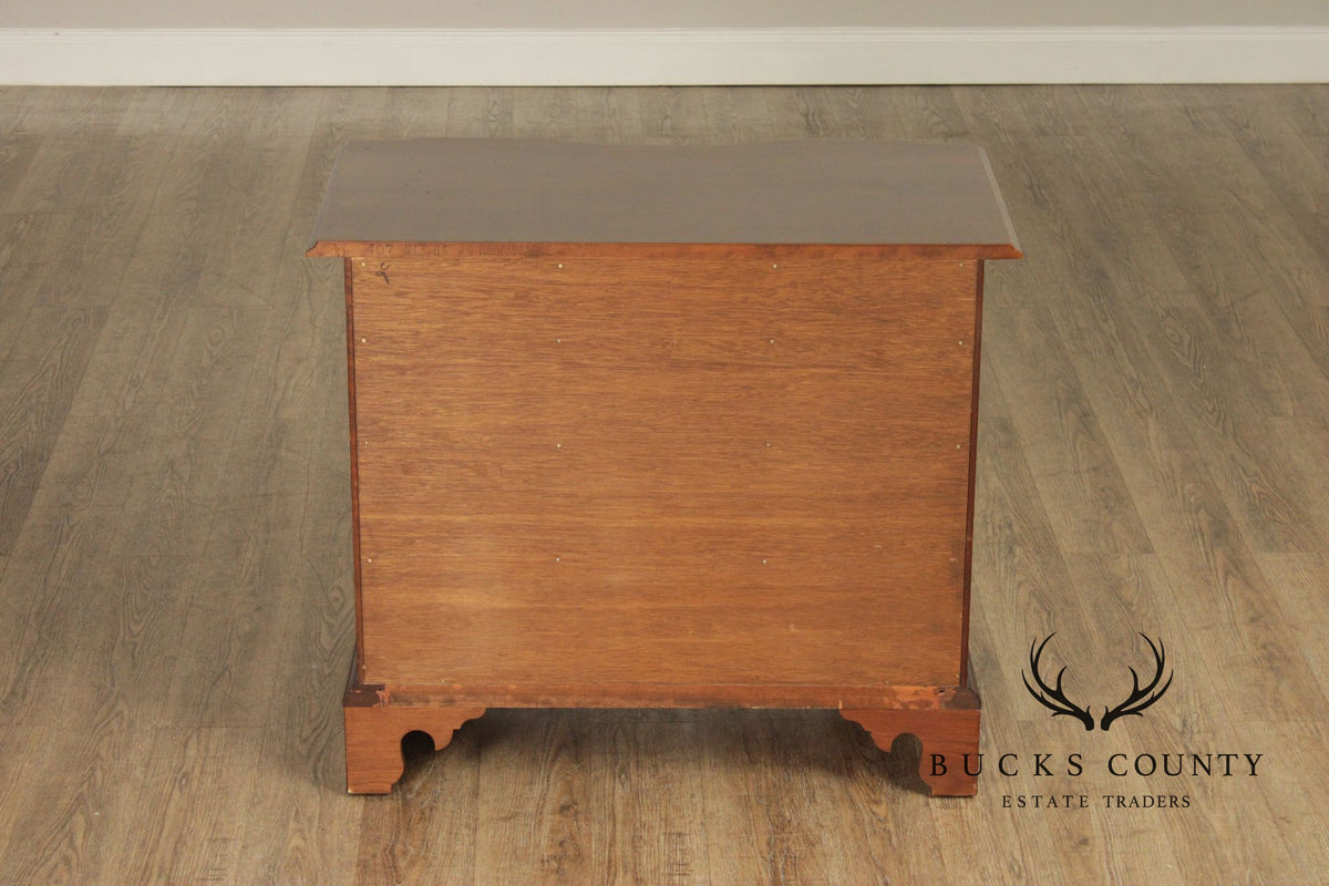 Stickley Chippendale Style Mahogany Blockfront Chest