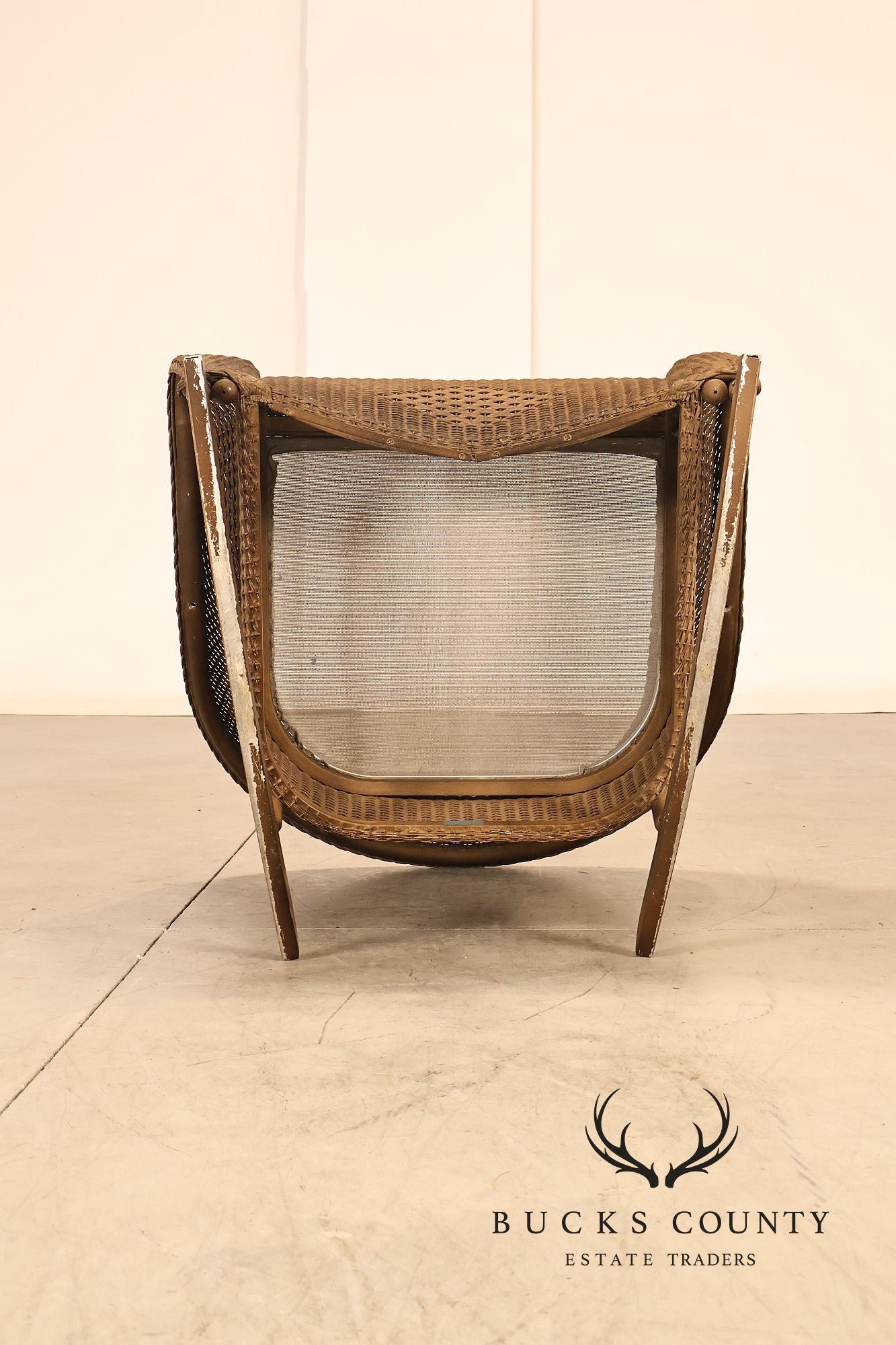 Lloyd Flanders Reflections All-Weather Lloyd Loom Wicker Porch Rocking Chair