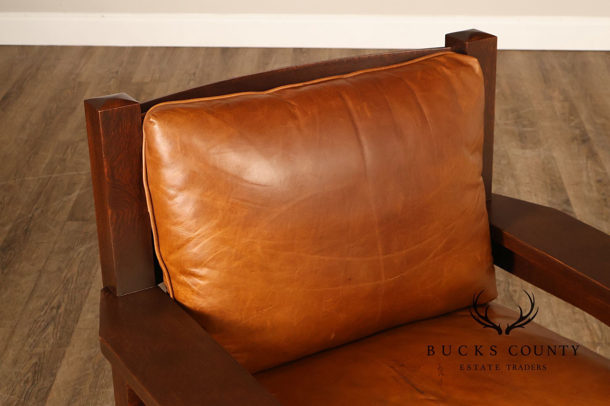 Stickley Mission Collection Oak Eastwood Lounge Chair