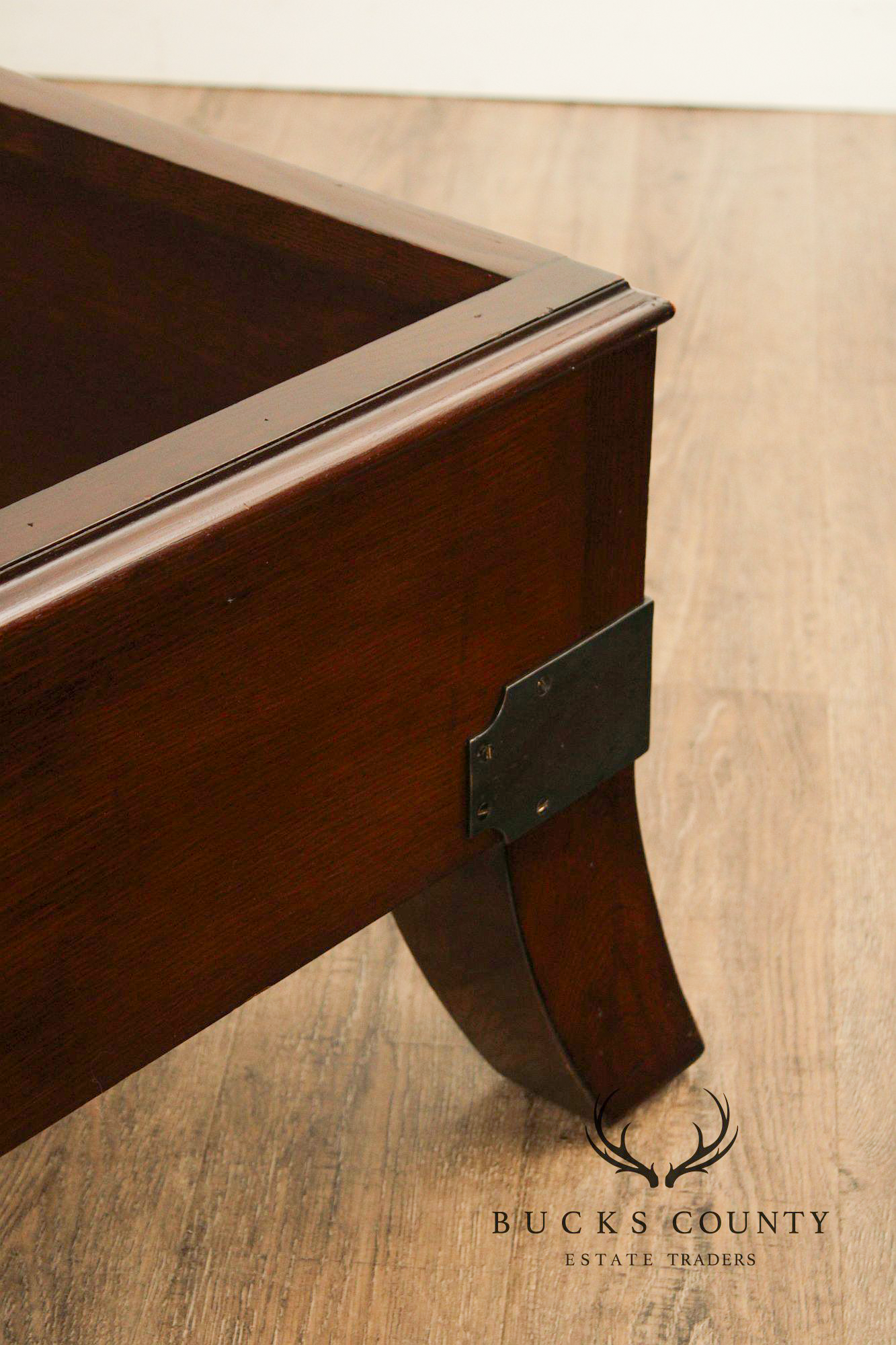 Hickory Chair Leather 'Chelsea' King Bed