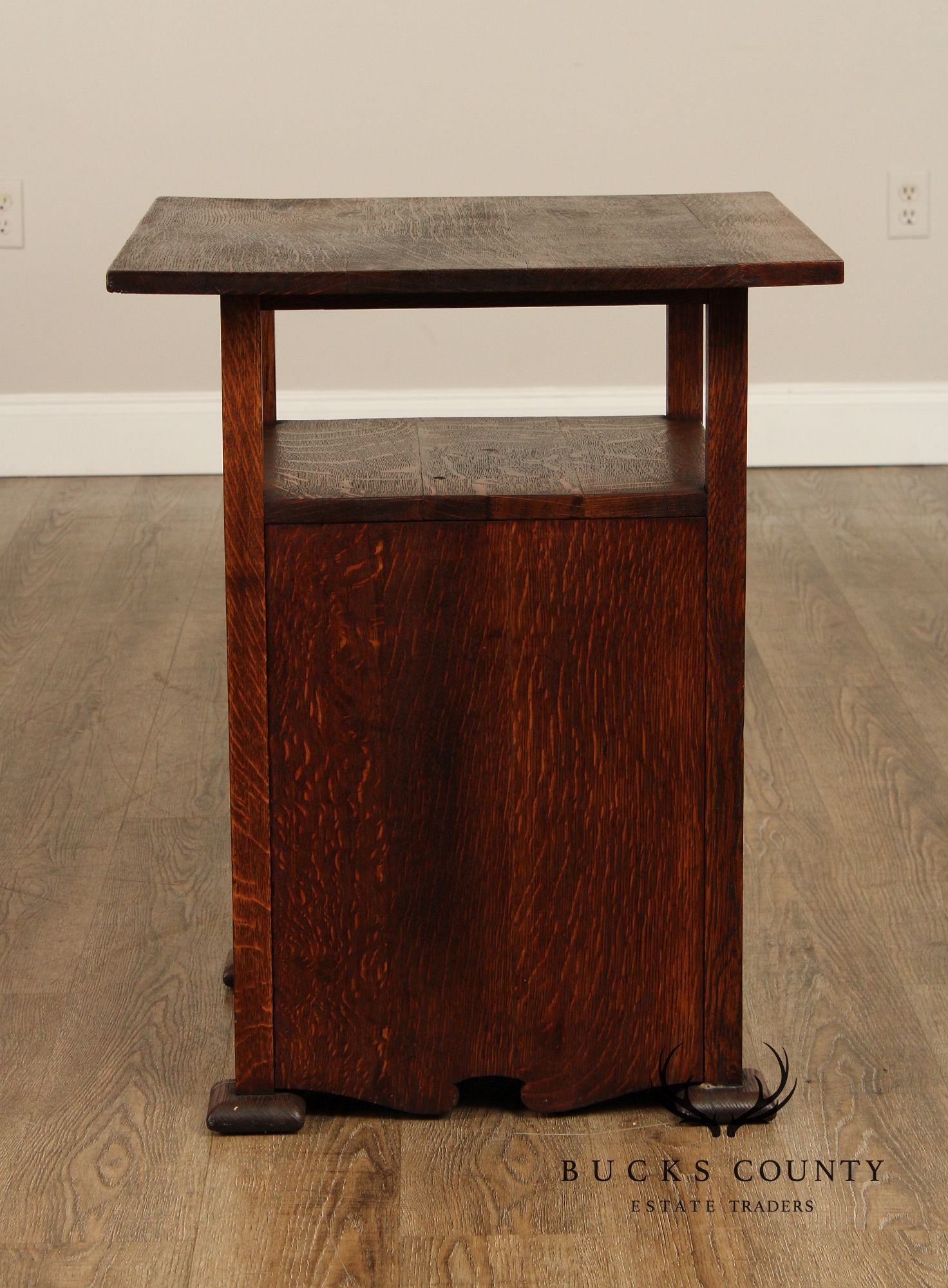 Antique Mission Oak Side Table